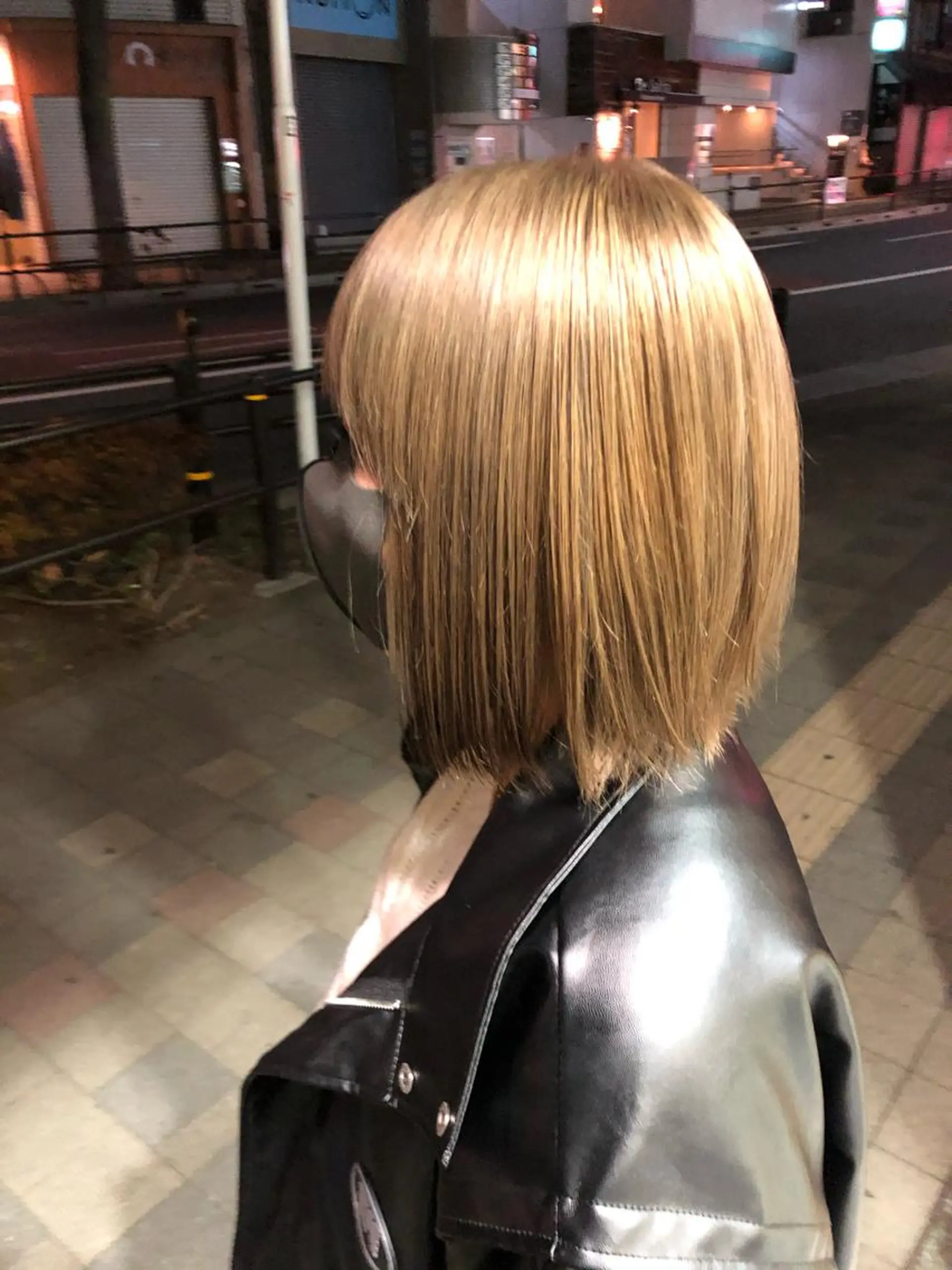 ショート カラー ヘアアレンジ ベージュカラー ミルクティーベージュ チャンモリパーマ/韓 国/Minami🦋のヘアスタイル