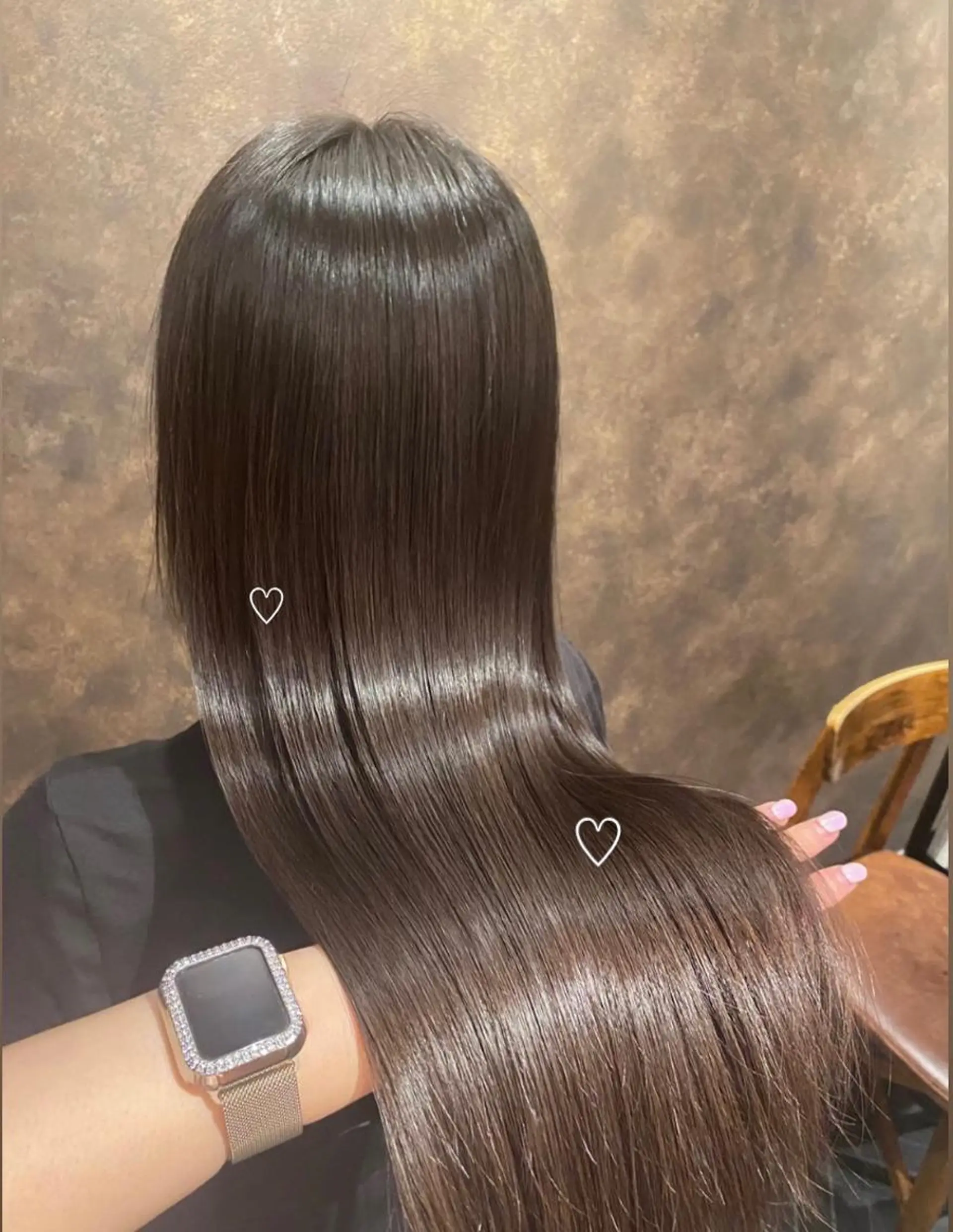 ロング 横岡 亜香里のヘアスタイル