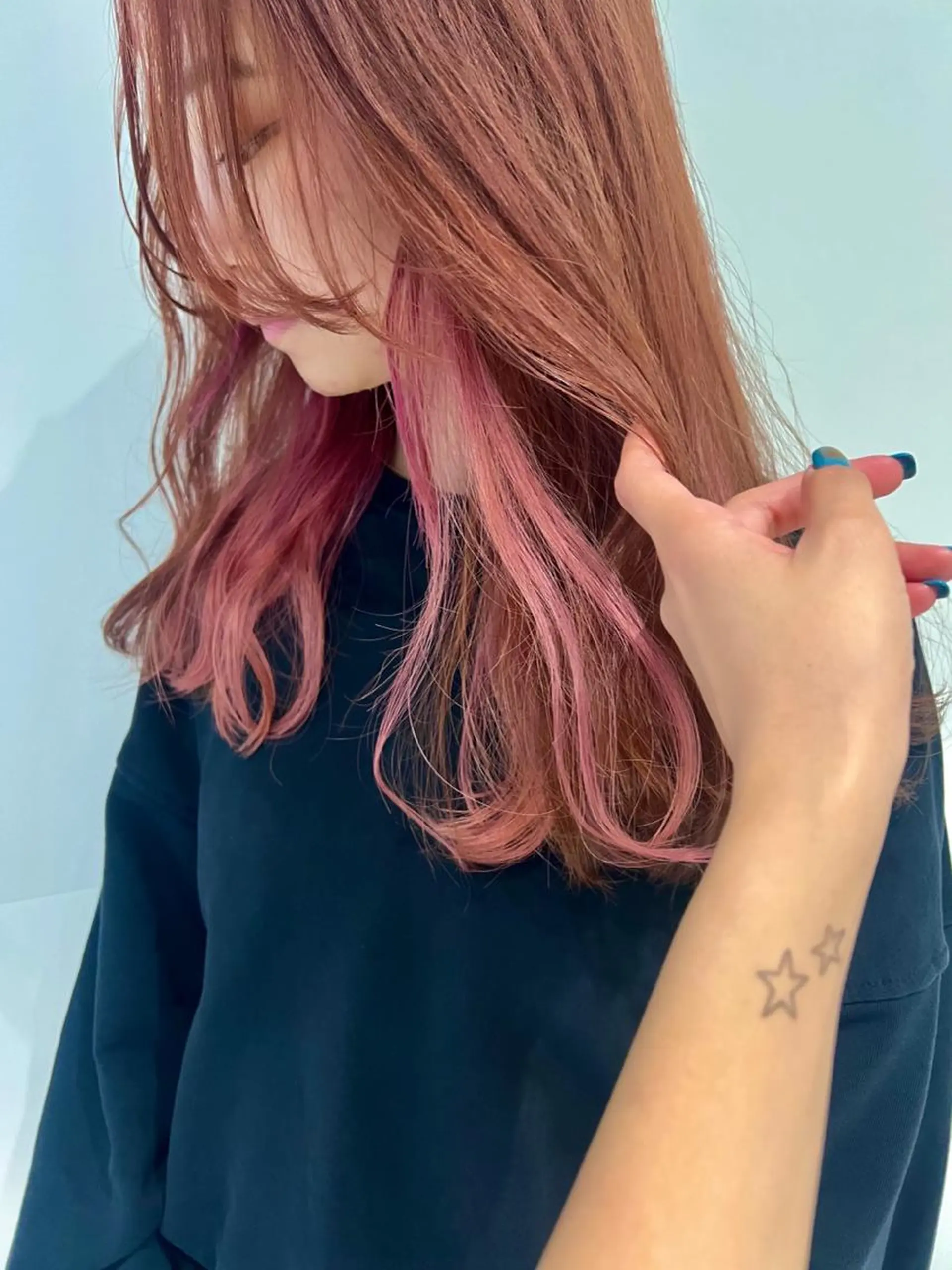 ロング カラー ヘアカラー トリートメント 宮永 智香のヘアスタイル