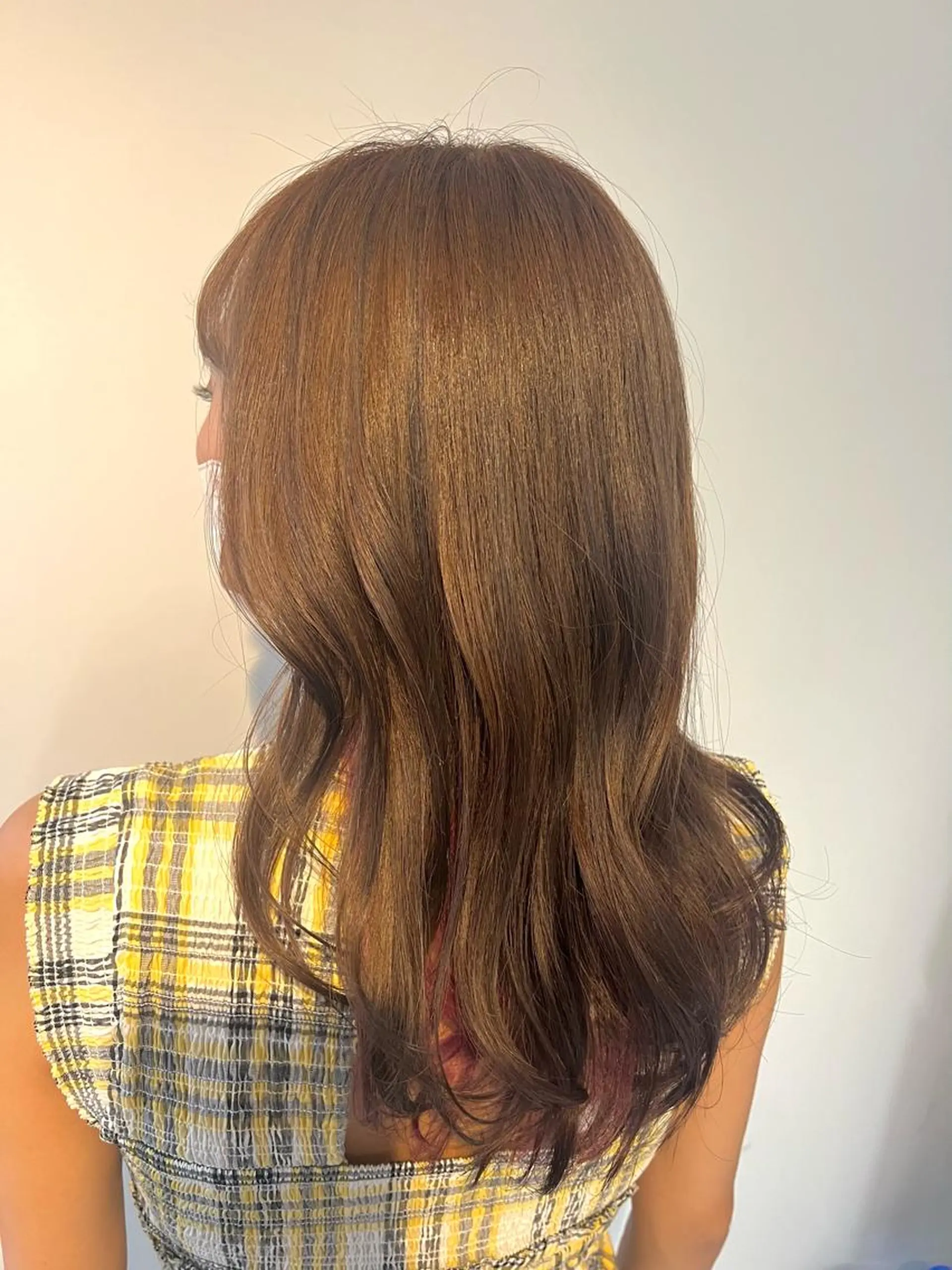 ロング カラー ベージュカラー ブリーチ ココアベージュ ブリーチなしカラー ピンクカラー 🤍中野 レオ🤍のヘアスタイル