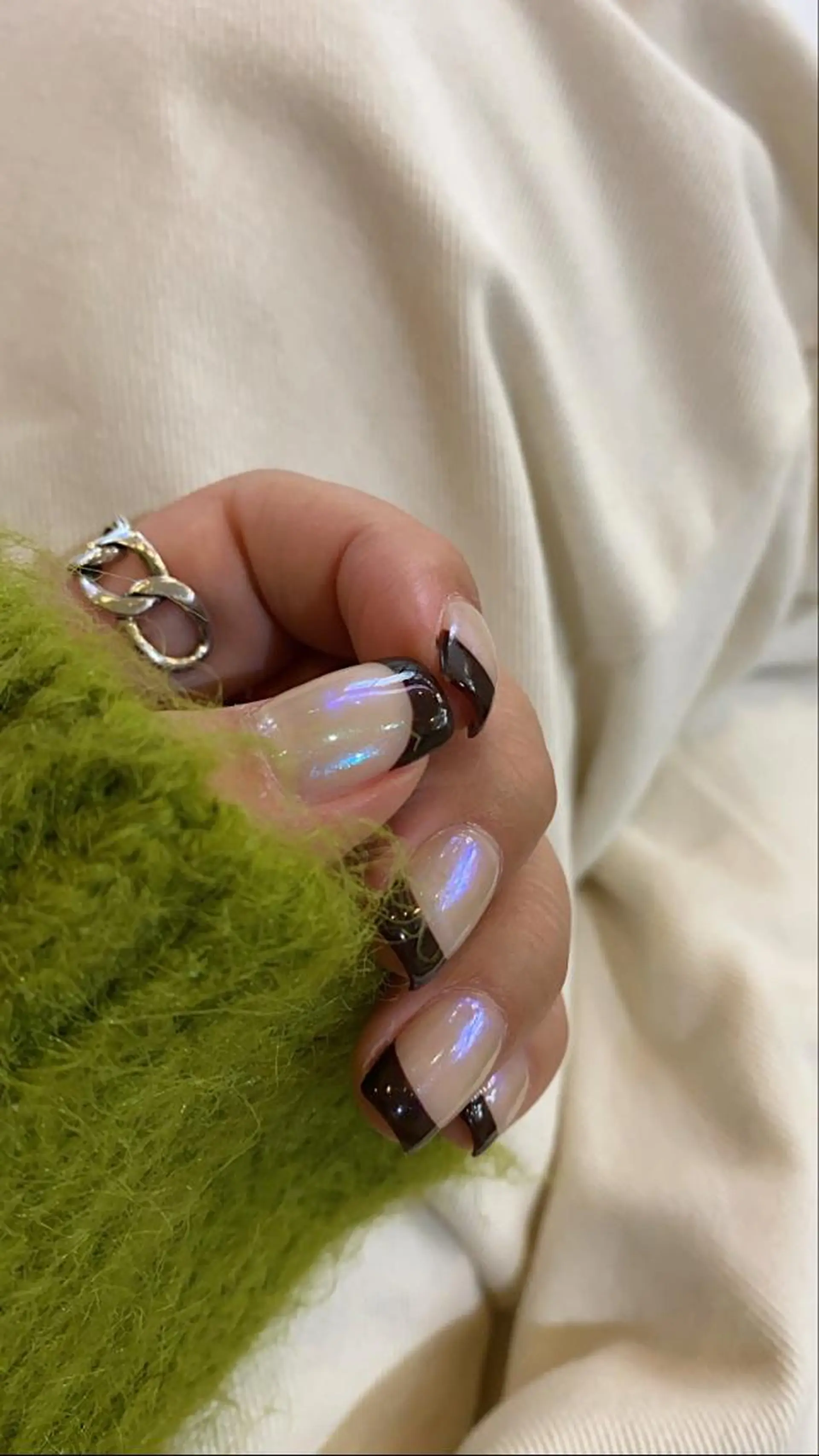 ネイル ブラウン lcoco nailのネイルデザイン