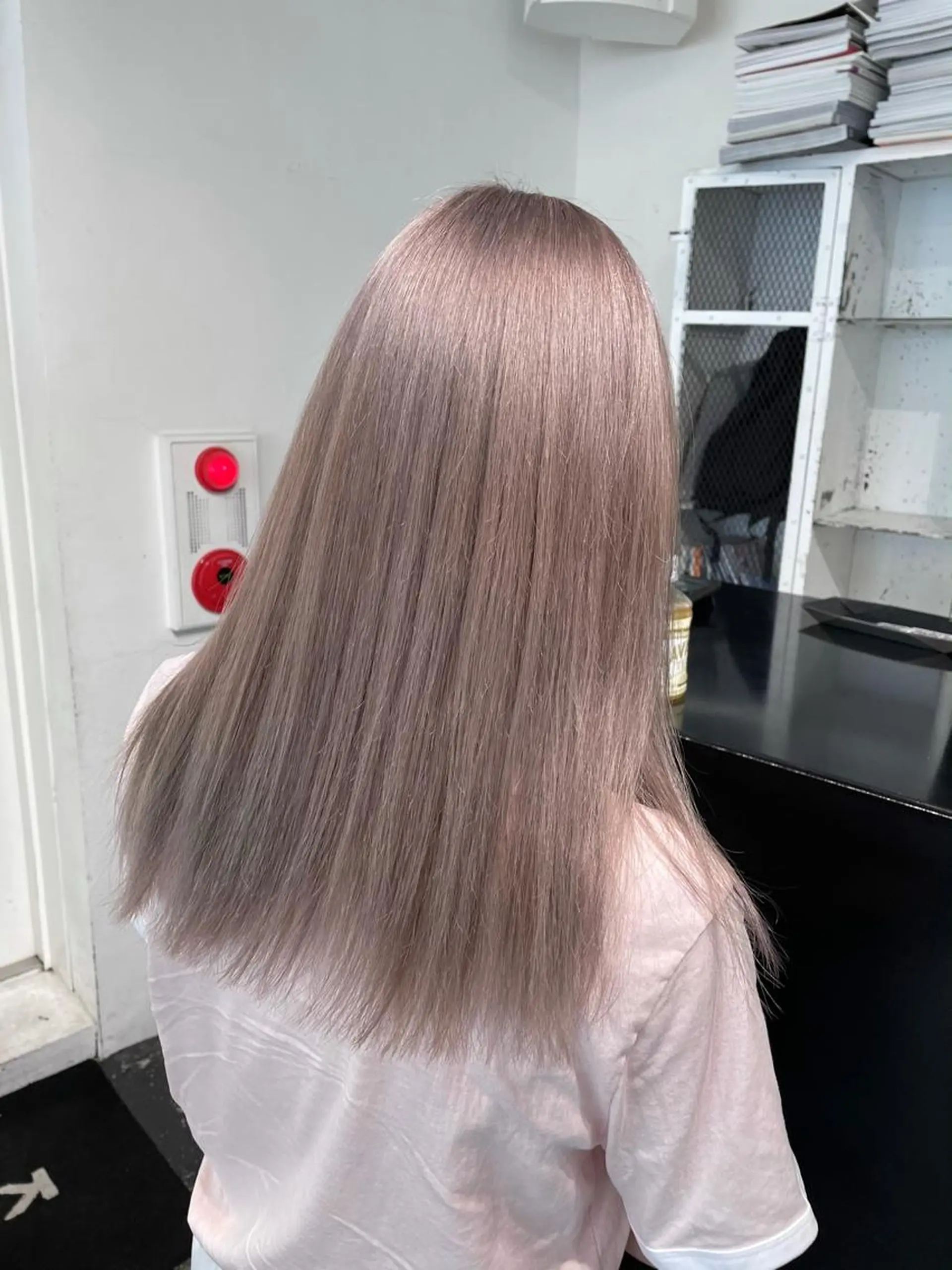 ロング カラー ヘアアレンジ ブリーチ ブロンド カット ヘアカラー トリートメント 艶ハイトーン/ヘア アレンジAYAKAのヘアスタイル