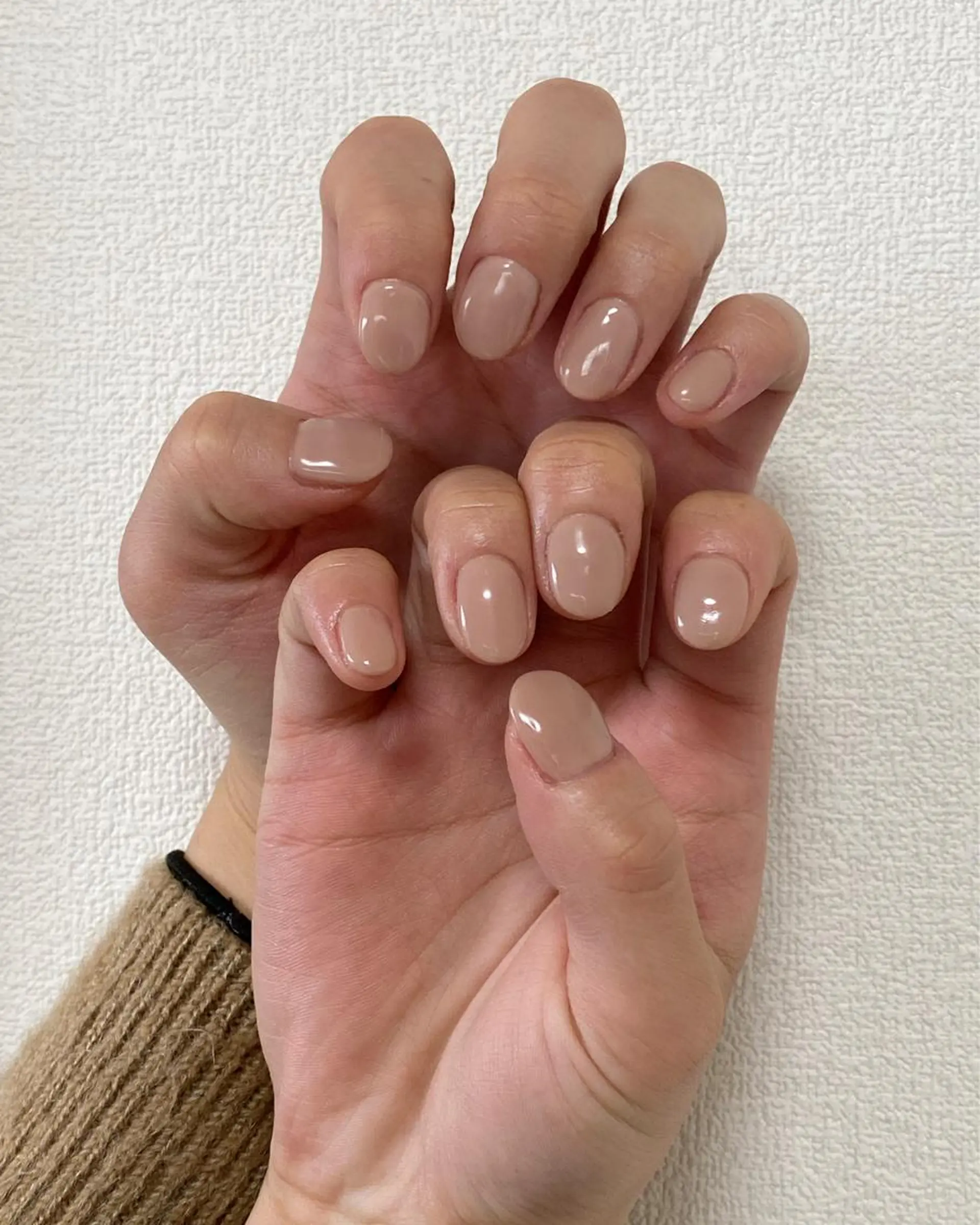 ネイル ワンカラーネイル 自宅サロン FeelFreeのマツエク・マツパデザイン