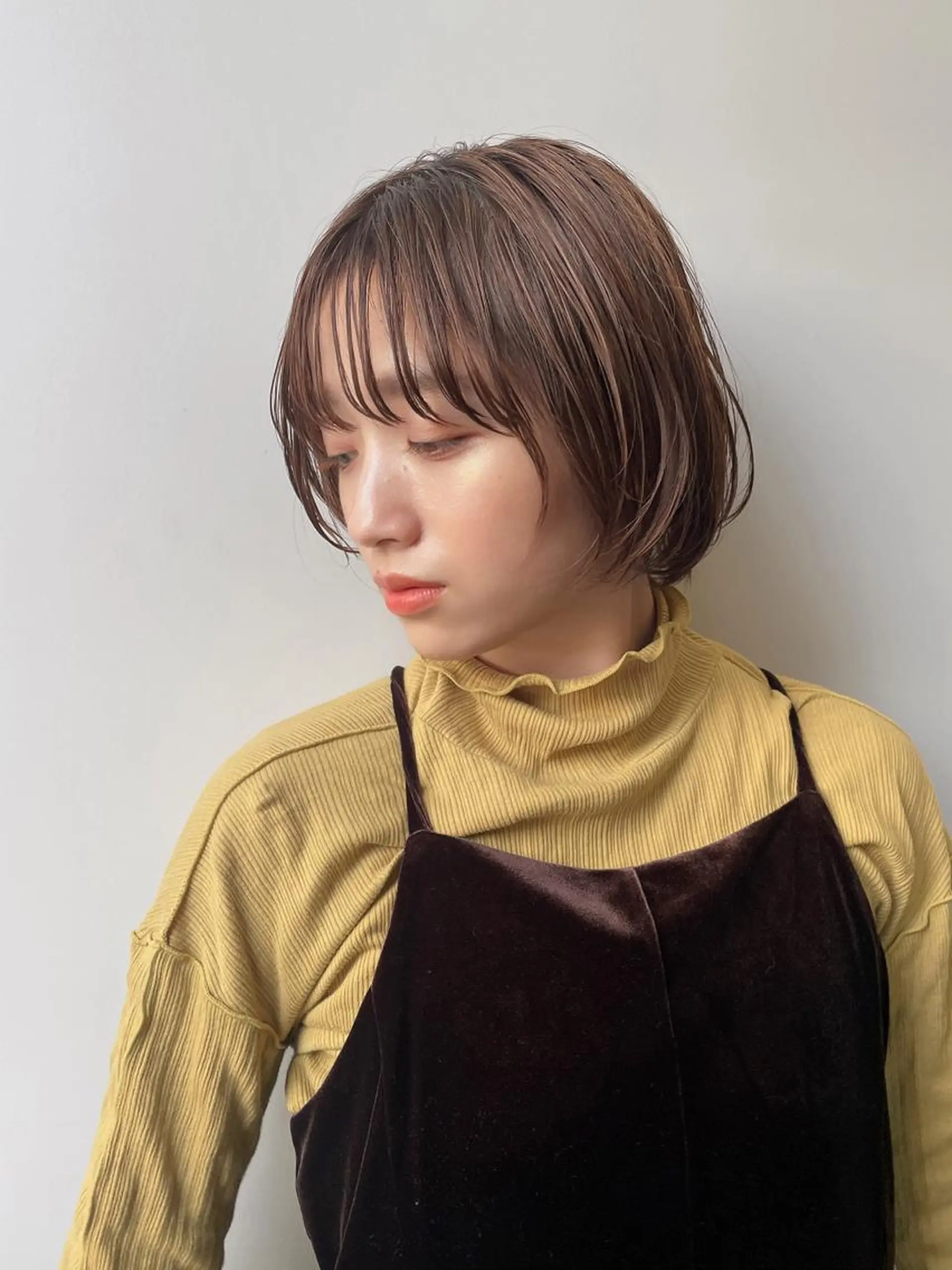 ショート カラー 梅田美容室 山崎海波のヘアスタイル