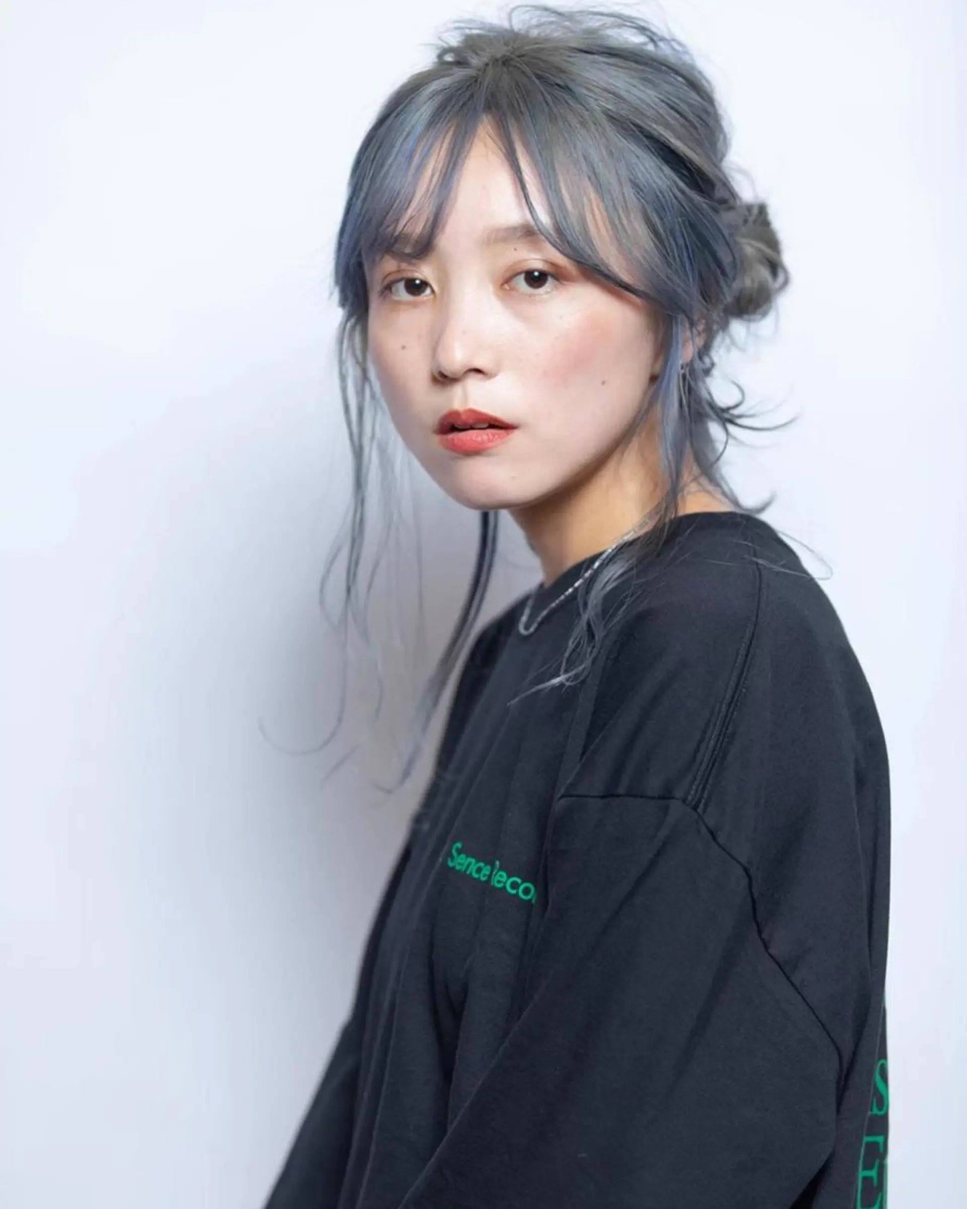 セミロング ヘアカラー トリートメント Lall You 大阪所属・🥛洒落髪小顔cut なら龍崎🥛のヘアスタイル