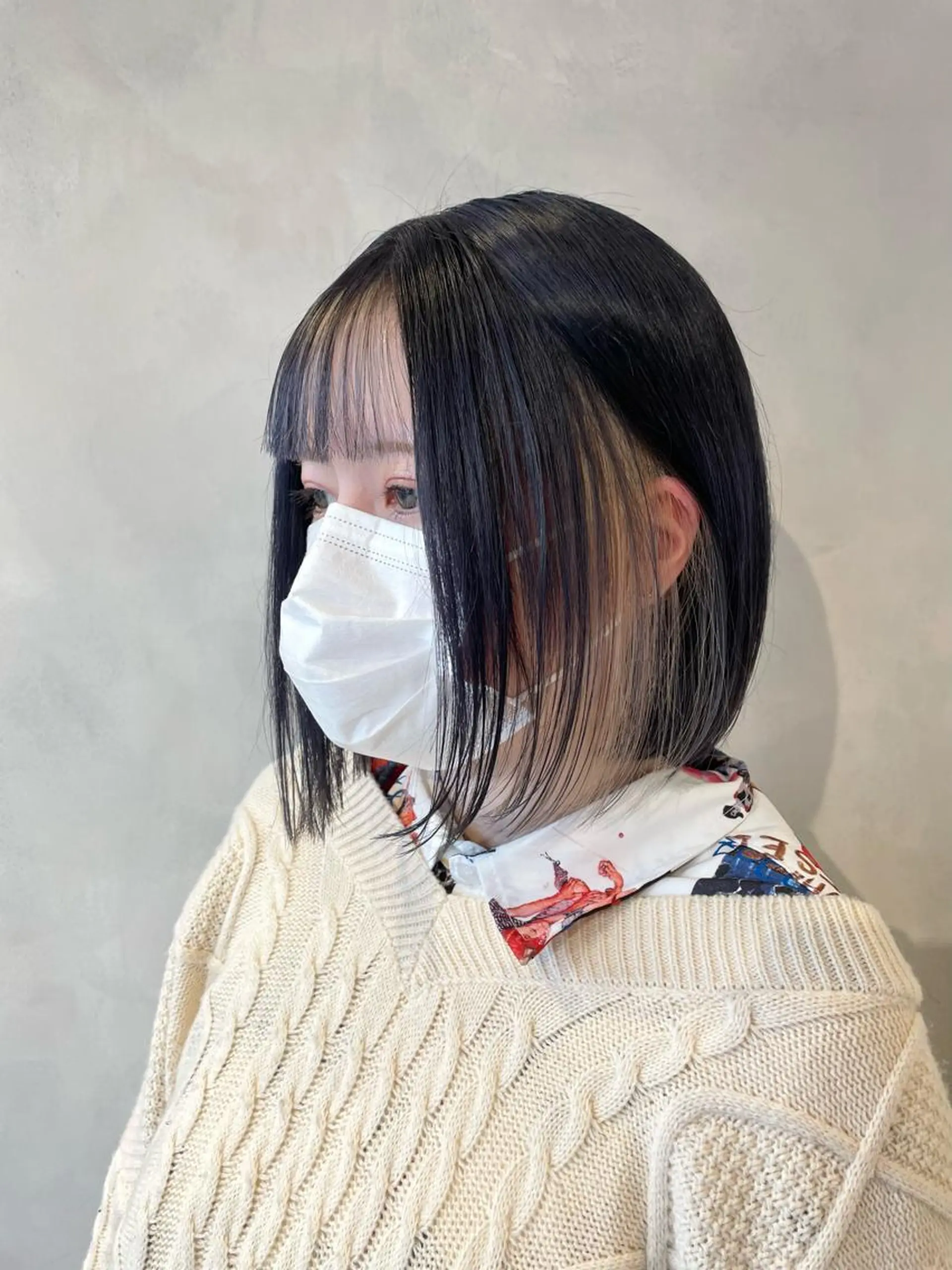 ショート カラー イヤリングカラー ハイトーン×レイヤー ／遠藤将太のヘアスタイル