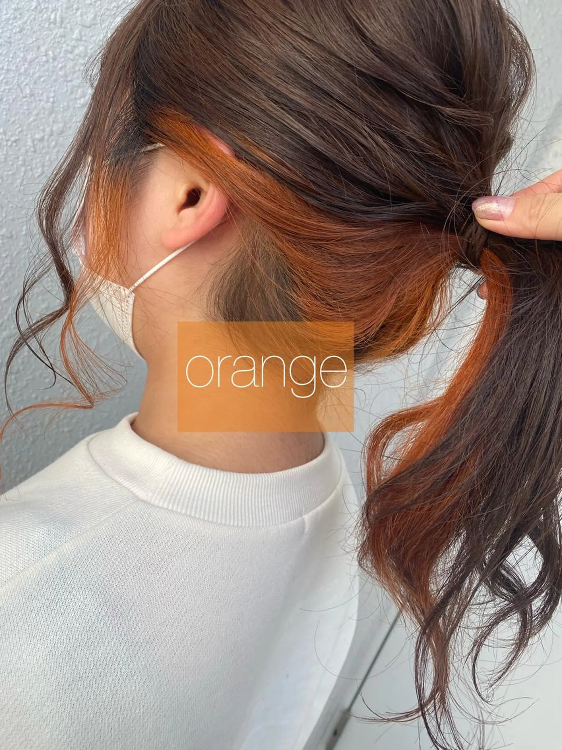 セミロング カラー ブリーチ カット ヘアカラー トリートメント 後藤紗英/髪質改善 /オリーブベージュのヘアスタイル