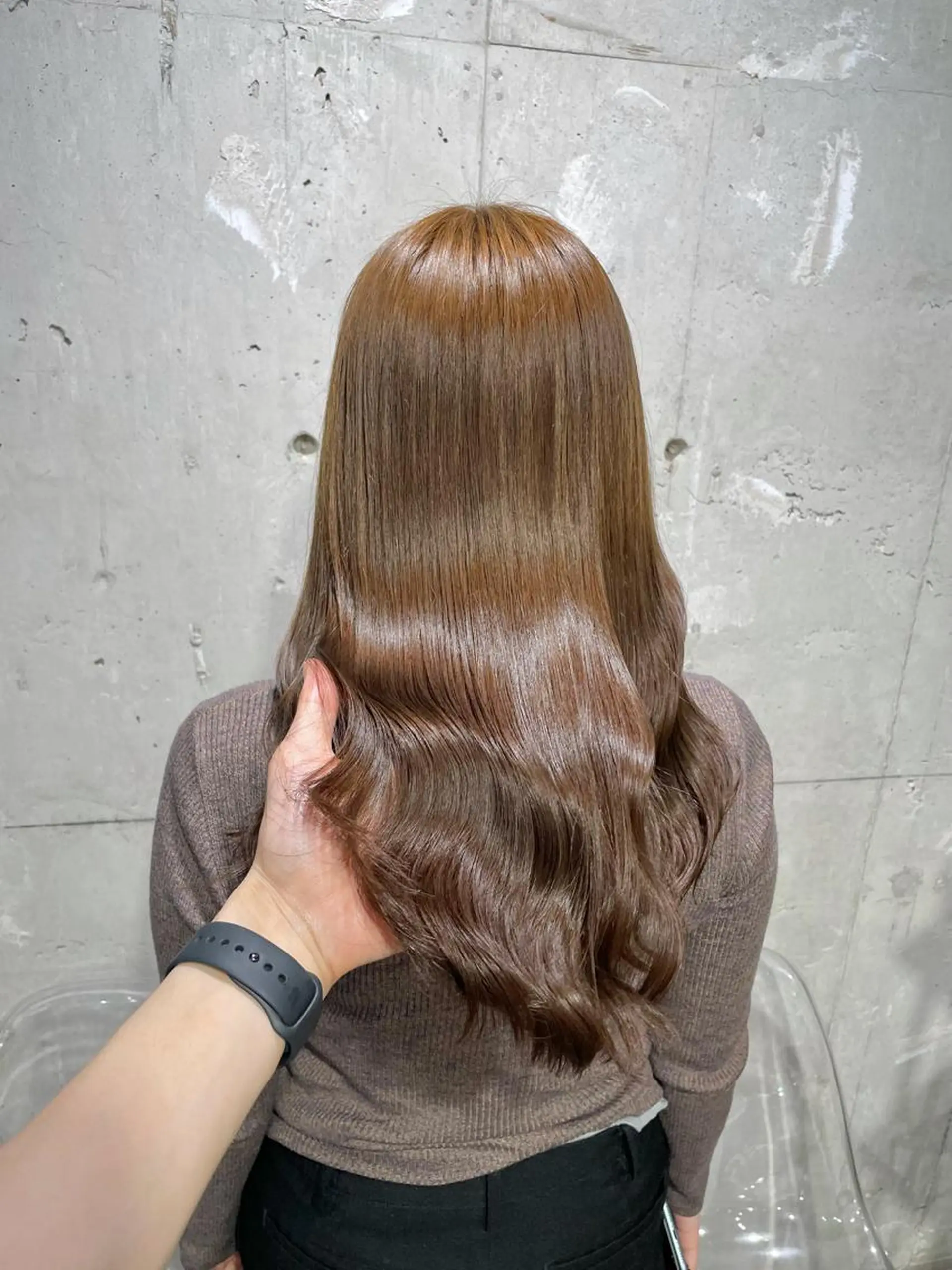 ロング カラー ヘアカラー ヘッドスパ ヘアセット ベージュカラー💖 やすひろのヘアスタイル