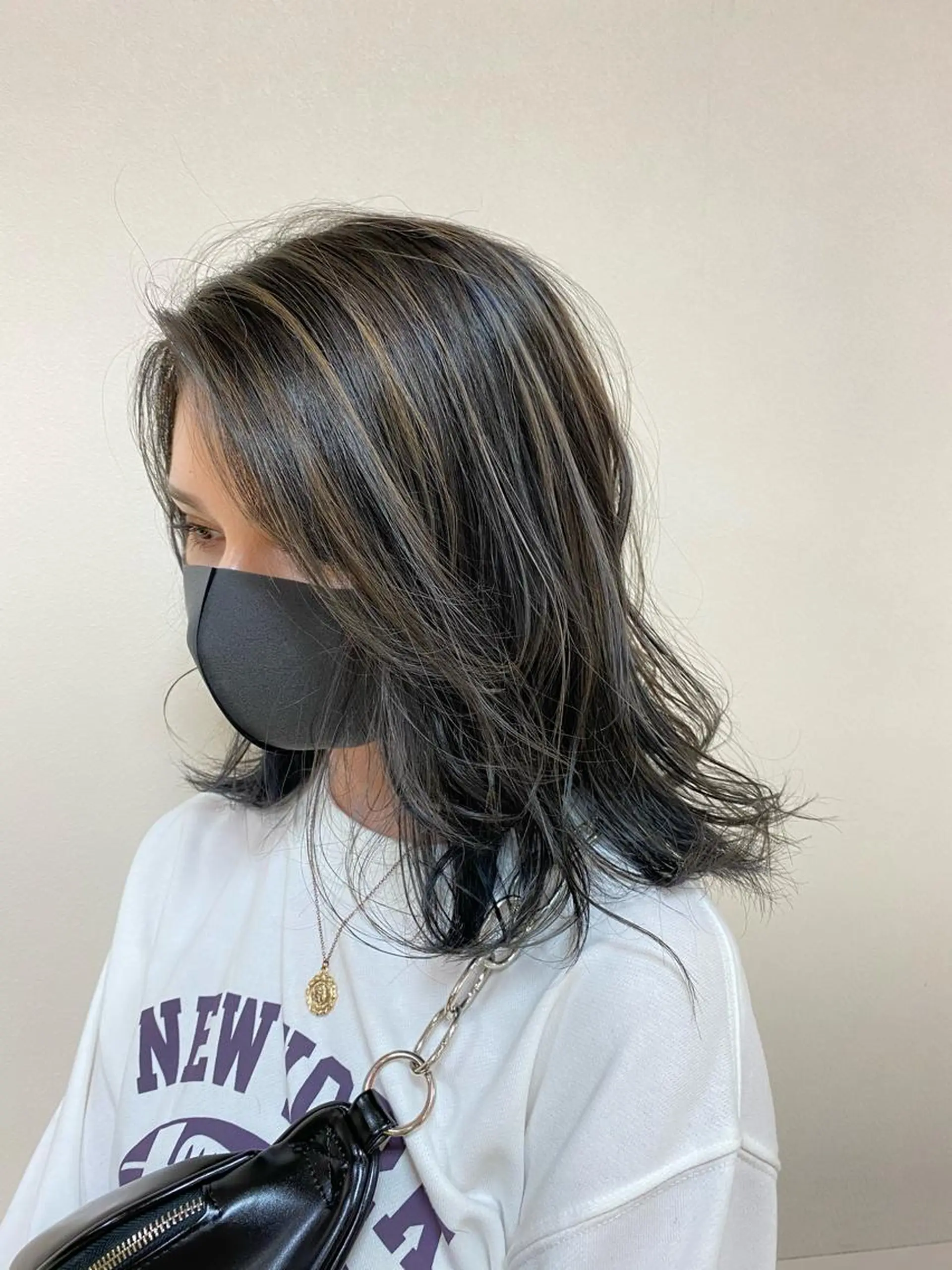 セミロング カラー ブリーチ指名No.1 Daikiのヘアスタイル