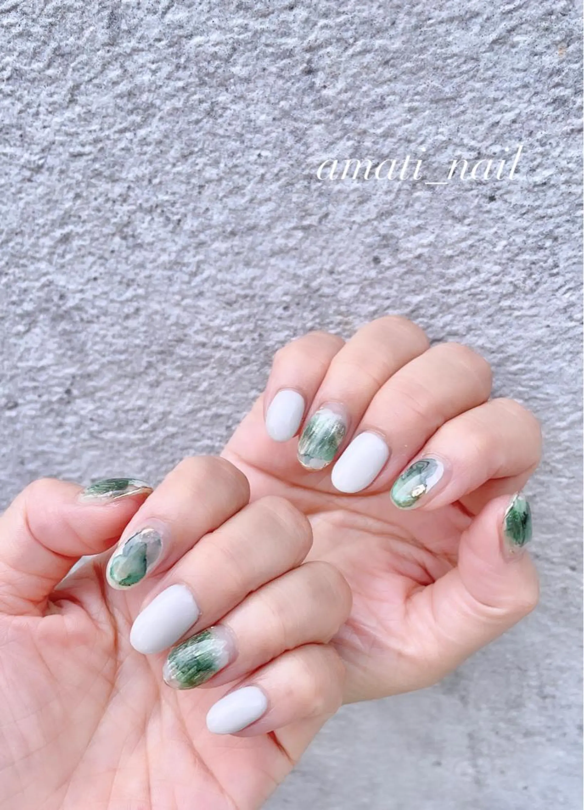 ネイル クリアネイル フットネイル ジェルネイル グラデーション マグネットネイル ハンドネイル amati_nail TAKAKOのネイルデザイン