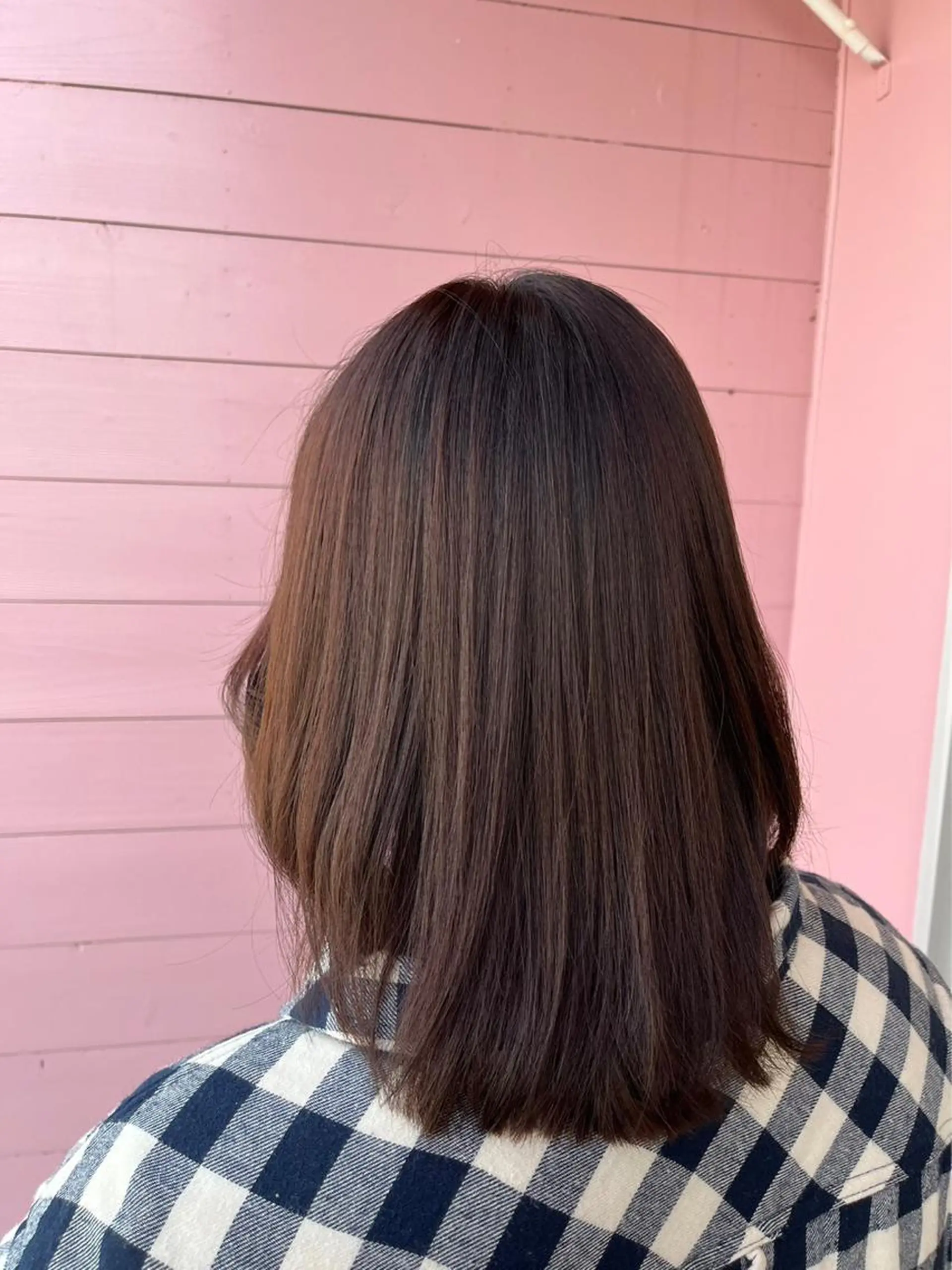 セミロング カラー バレイヤージュ ブリーチ ケアブリーチ 透明感カラー デザインカラー 【史上最高】口コミ No.1/ナツキのヘアスタイル