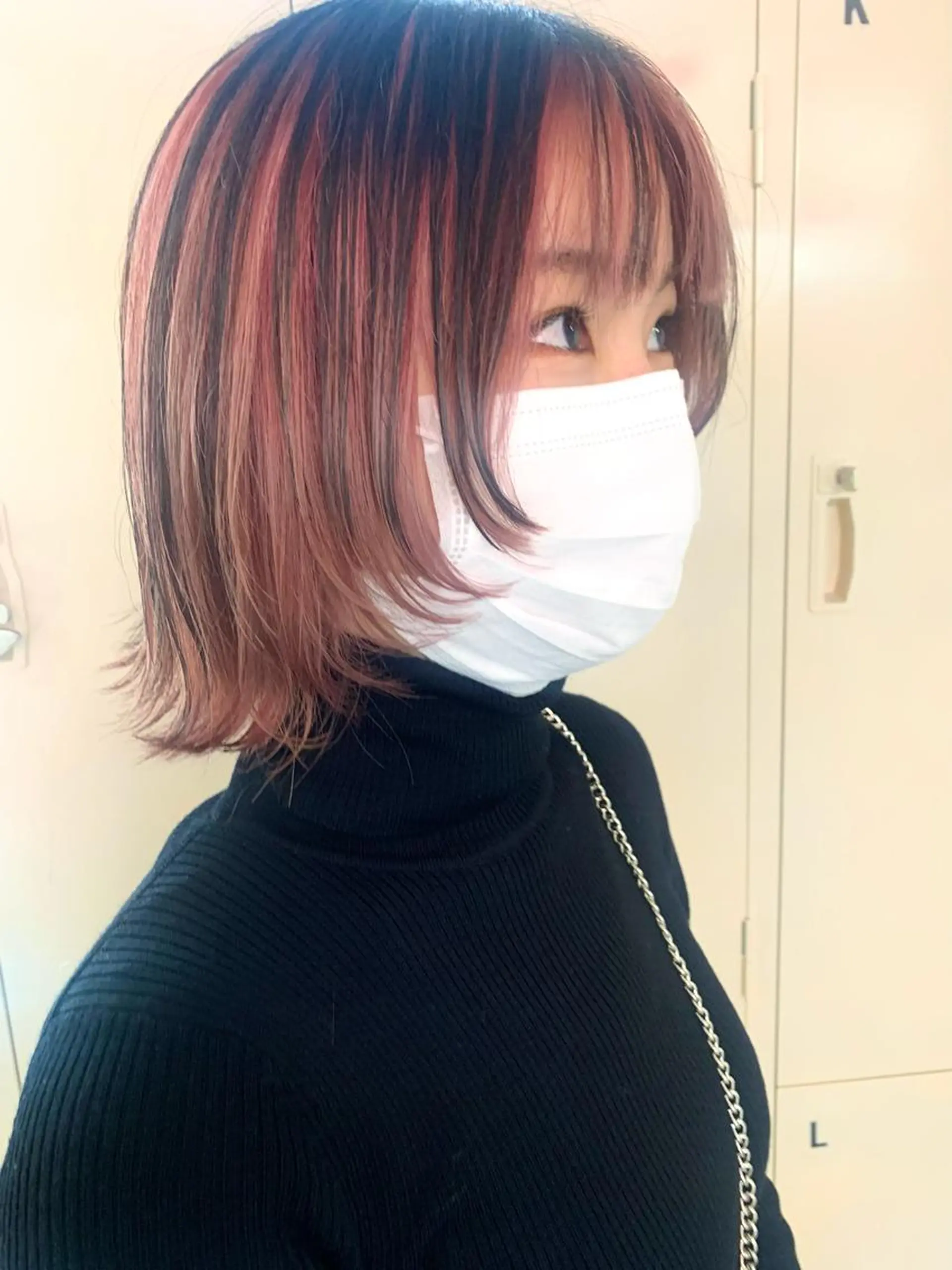 ショート カラー ヘアアレンジ 🧨ブリーチー×ボブ レイヤー💎じゅえるのヘアスタイル