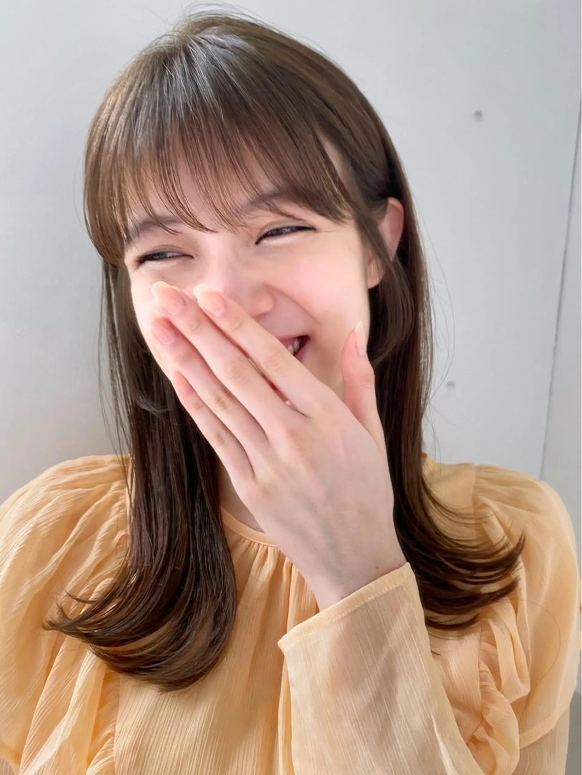 ミディアム カラー 🪭risa 暖色/レイヤー🪭のヘアスタイル