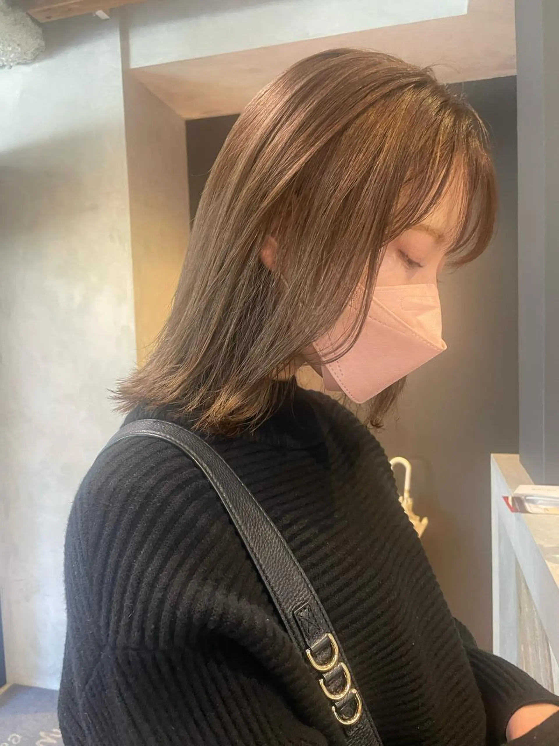 ミディアム EIGHT 野々市 イトウミサキのヘアスタイル