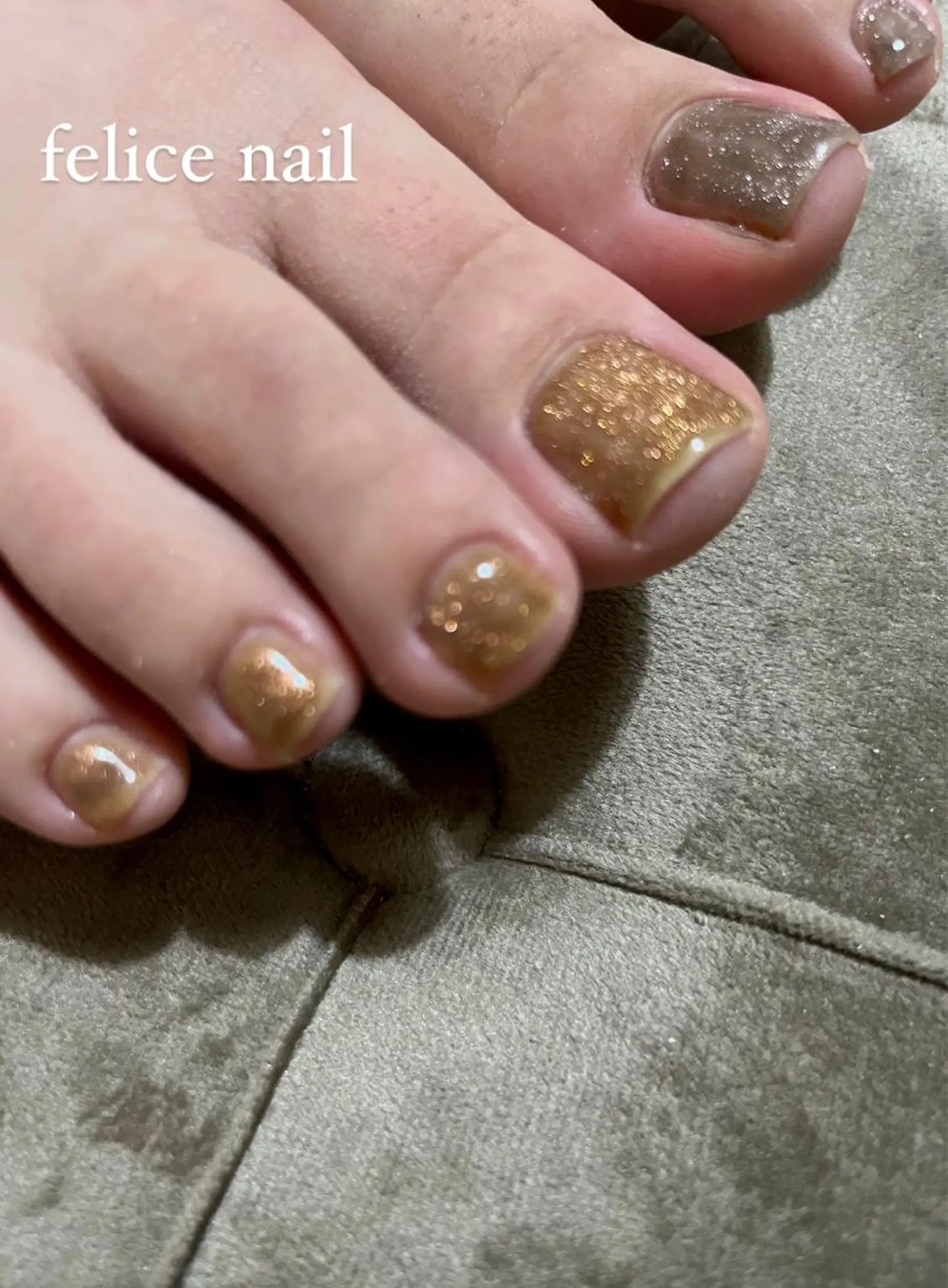ネイル フットネイル マグネットネイル felice nailのネイルデザイン