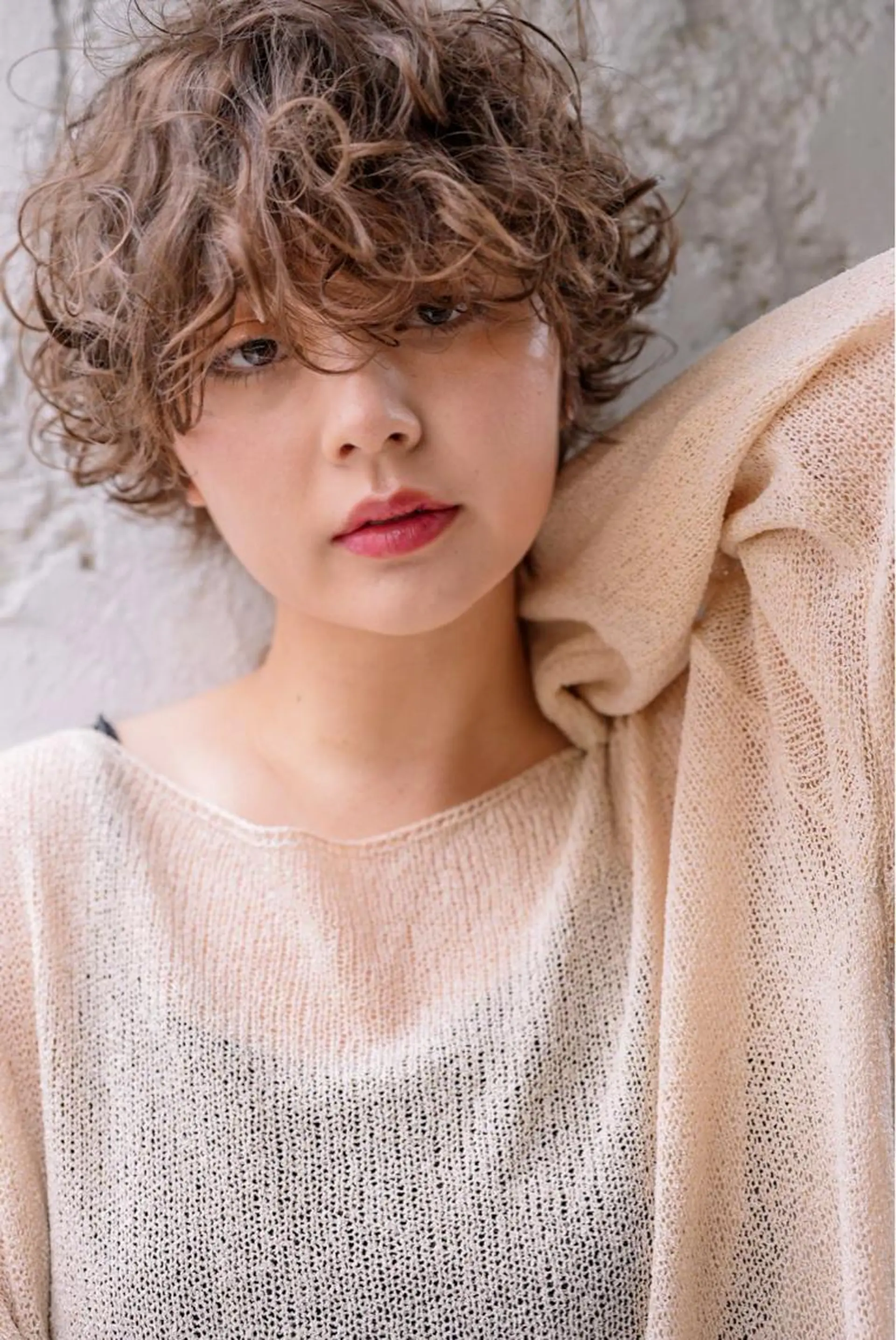 ショート パーマ メンズ 岡安優太 顔まわり似合せが得意のヘアスタイル