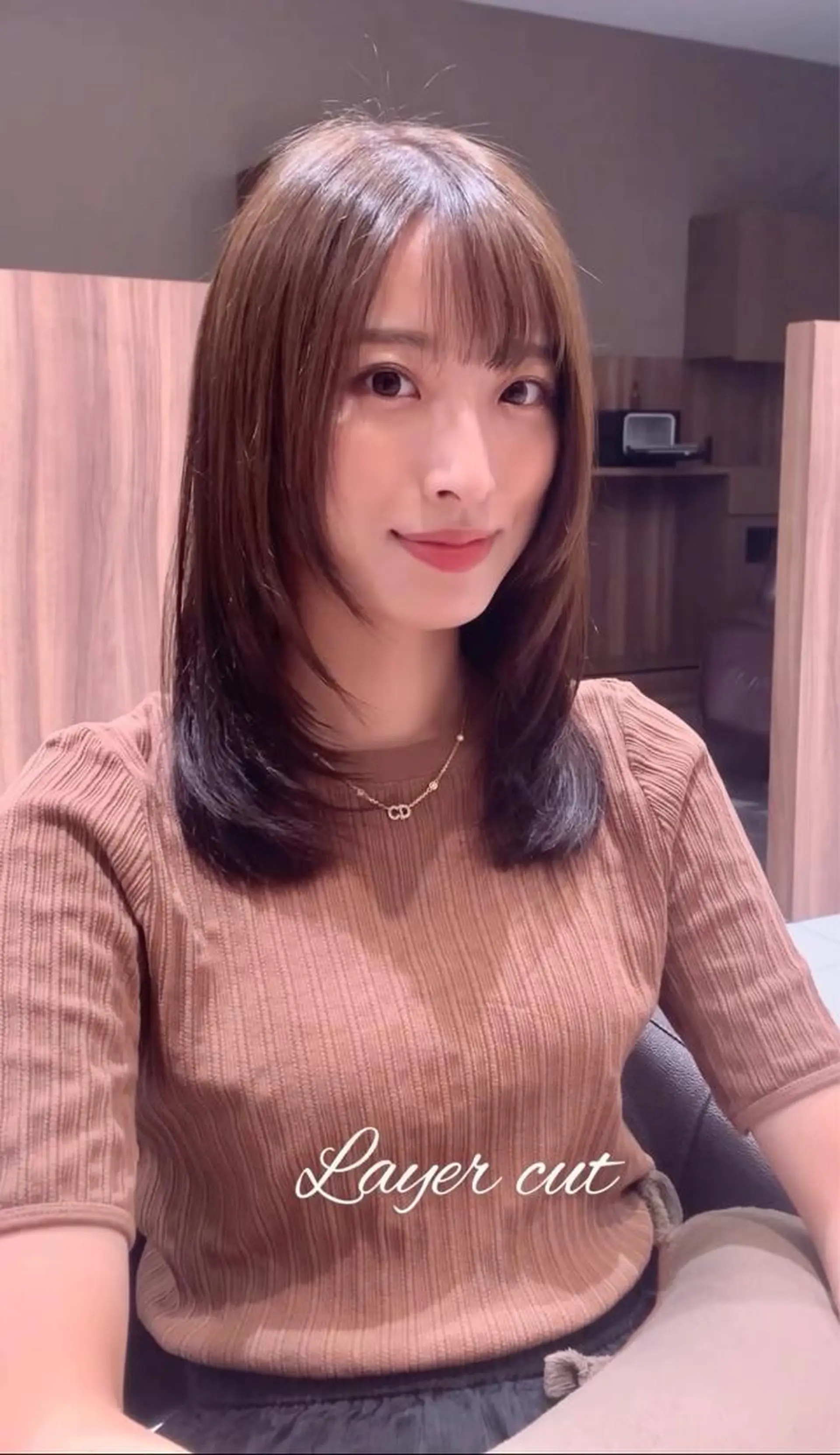 ロング カット ヘアカラー トリートメント 《褒められる》 透明感カラー/小嶋のヘアスタイル