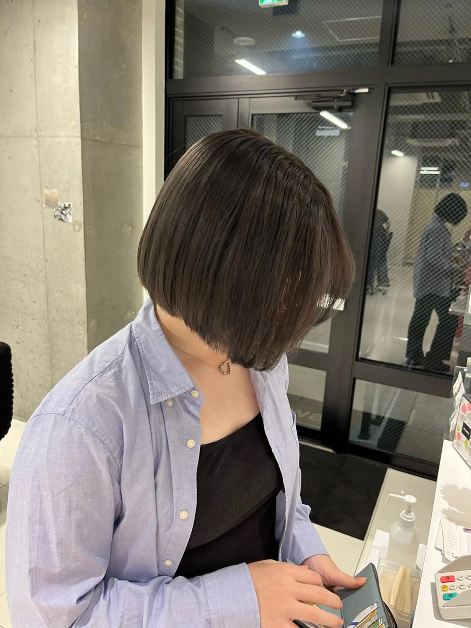 ショート アッシュ りおな/髪質改善/ カラー /平尾のヘアスタイル