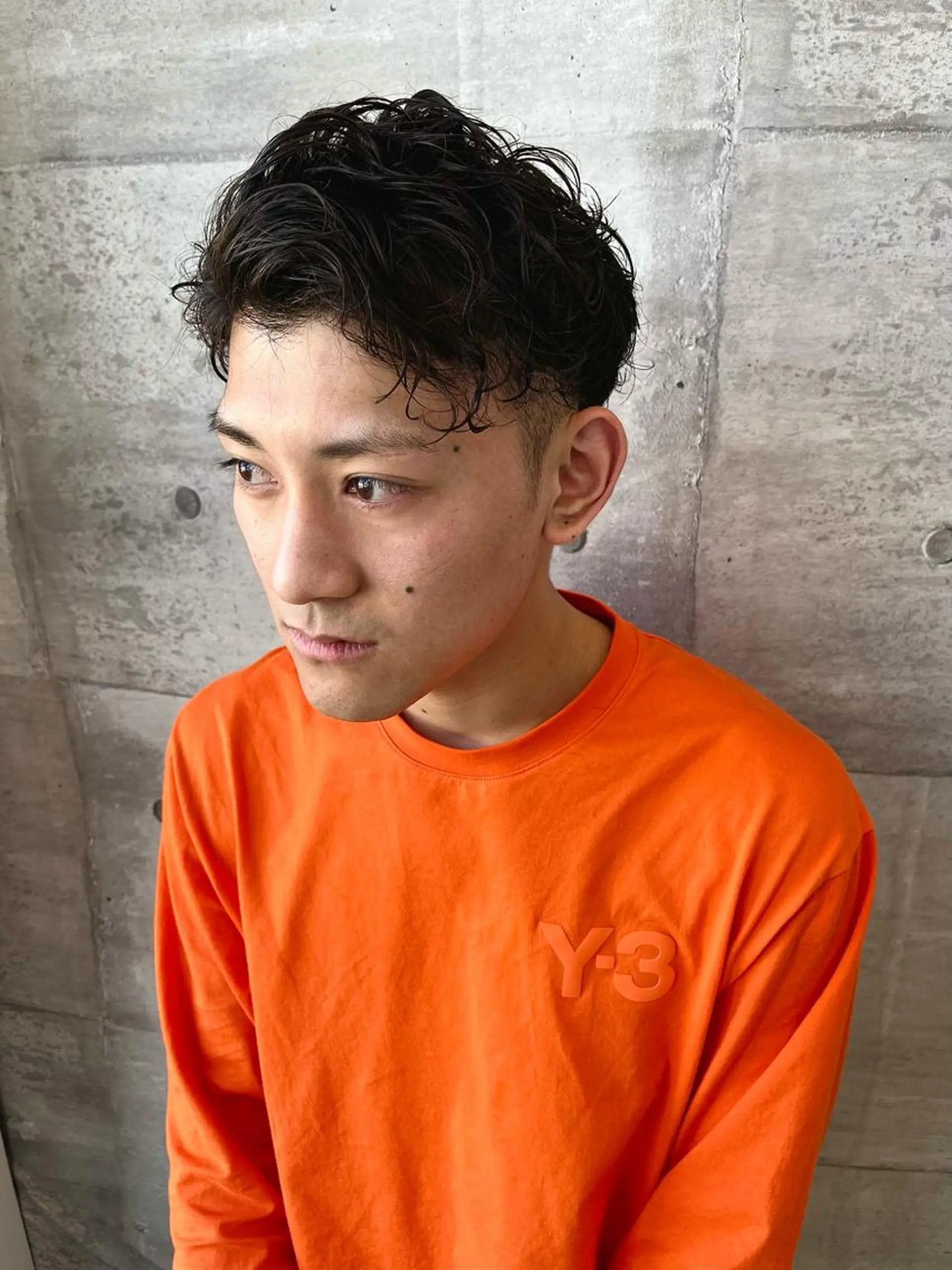 パーマ メンズ メンズパーマ カット パーマ 角田 琉希也のヘアスタイル