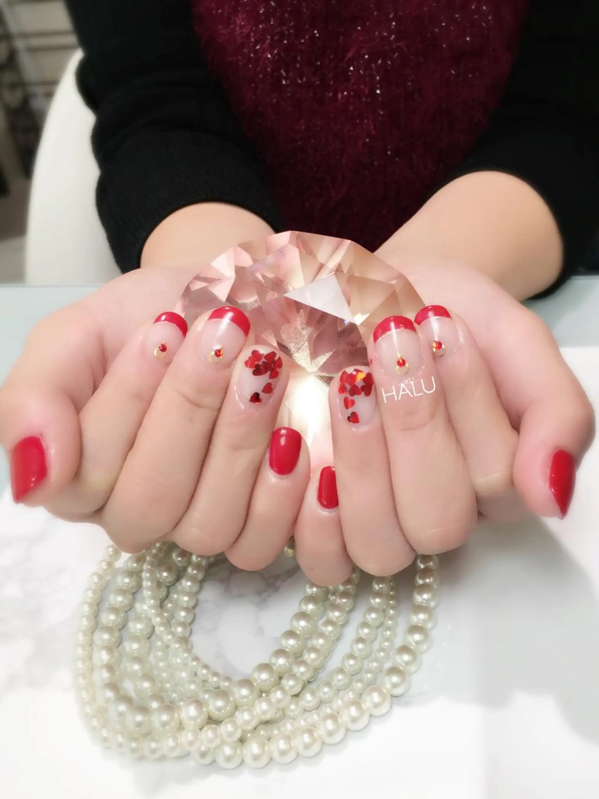 ネイル ハート HALU ハルのネイルデザイン