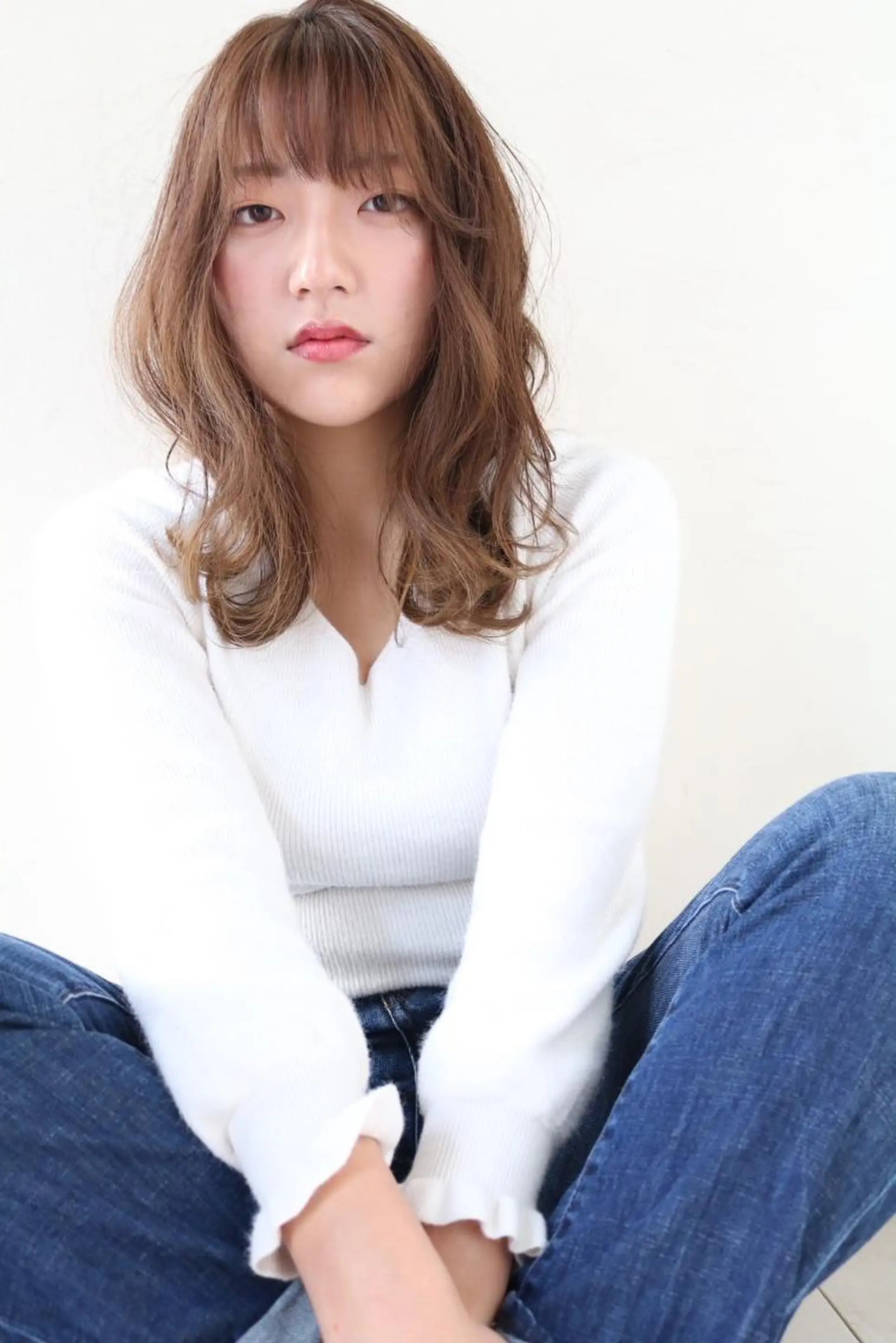 ミディアム カラー イルミナカラー ボブ 縮毛矯正 カット ヘアカラー L.E.M 仙台のヘアスタイル