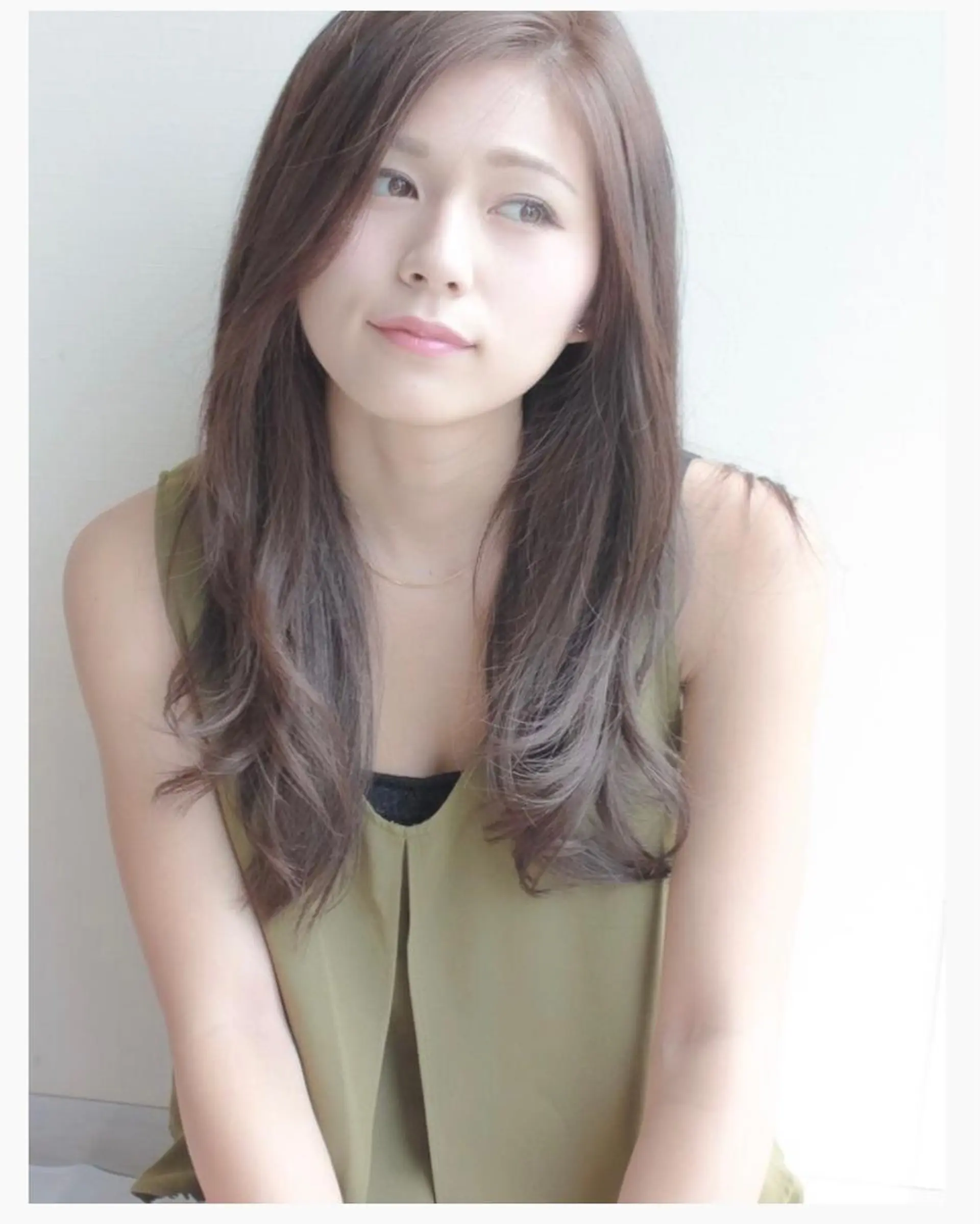 ロング カラー パーマ 北岡 慶子 大宮駅西口徒歩3分のヘアスタイル