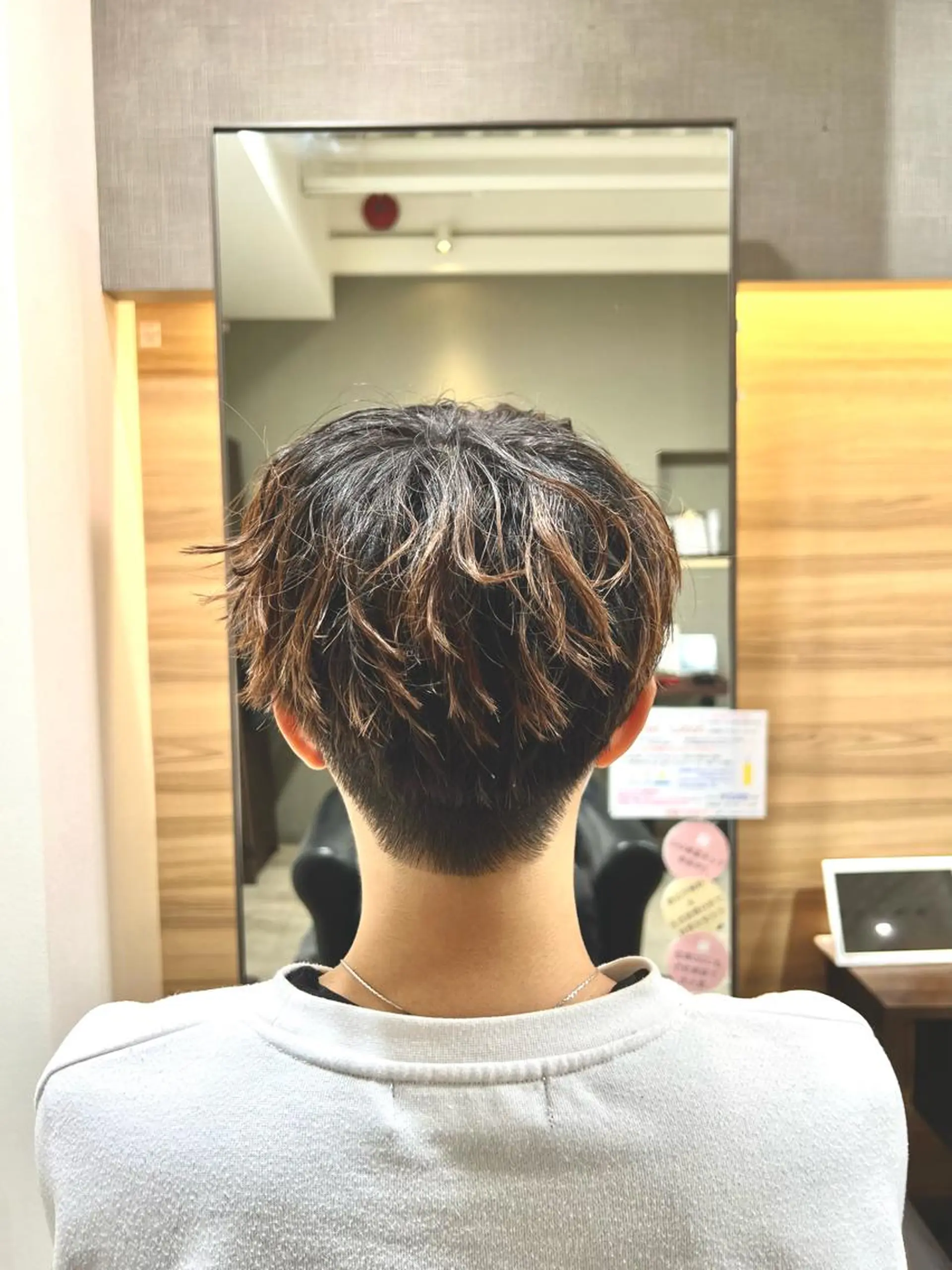 ショート パーマ メンズ 心斎橋メンズサロン リベルテグリットのヘアスタイル