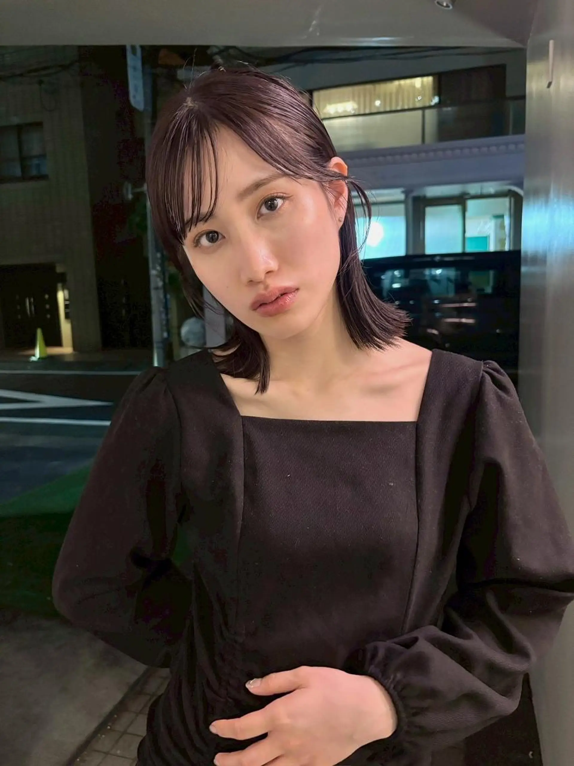 セミロング カラー カット ヘアカラー レイヤー/パーマ 透明感カラー倉持弘人のヘアスタイル