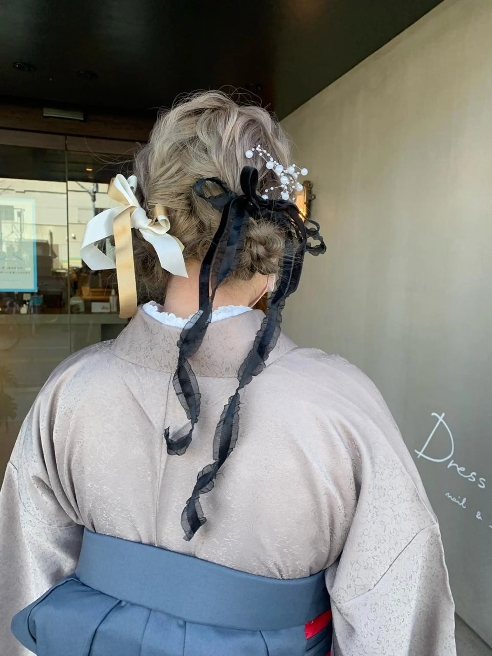 ミディアム ヘアアレンジ ピンクカラー/ mana🎀のヘアスタイル