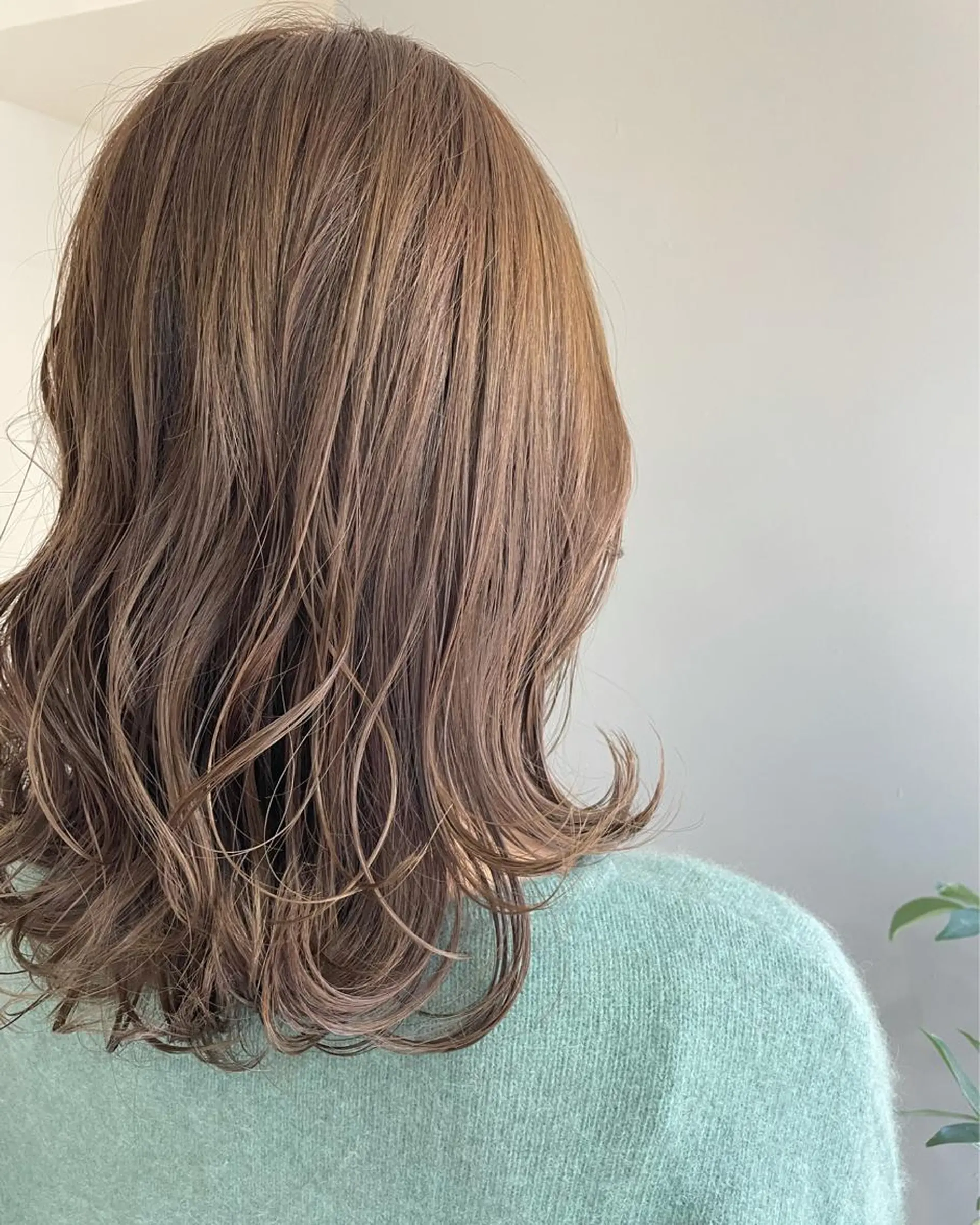 ミディアム カラー ヘアカラー 心斎橋韓国ボブ 好原良真のヘアスタイル