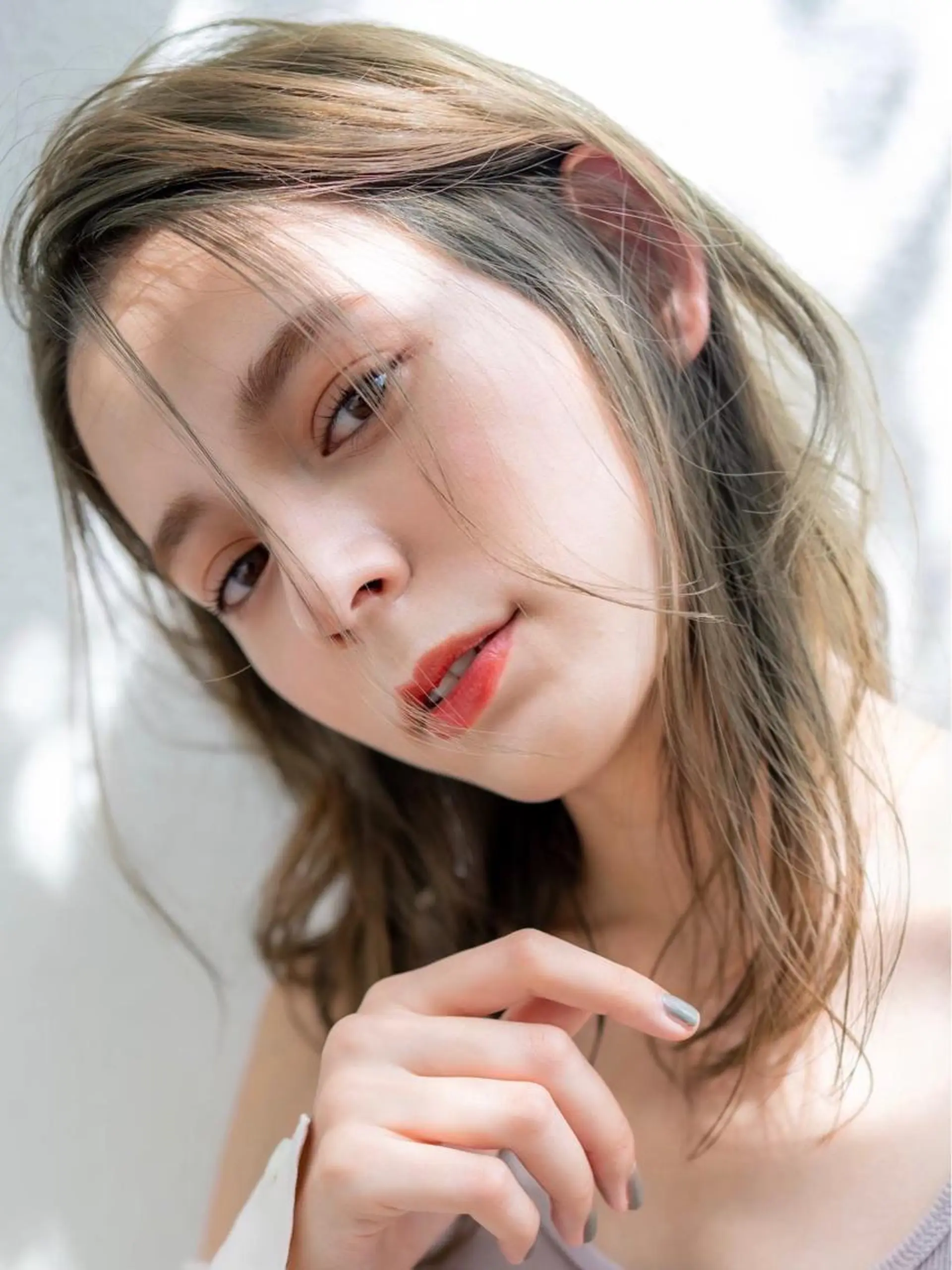 ミディアム カット ヘアカラー トリートメント 💘MICOTO藤沢 髪質改善ブリーチ💘のヘアスタイル