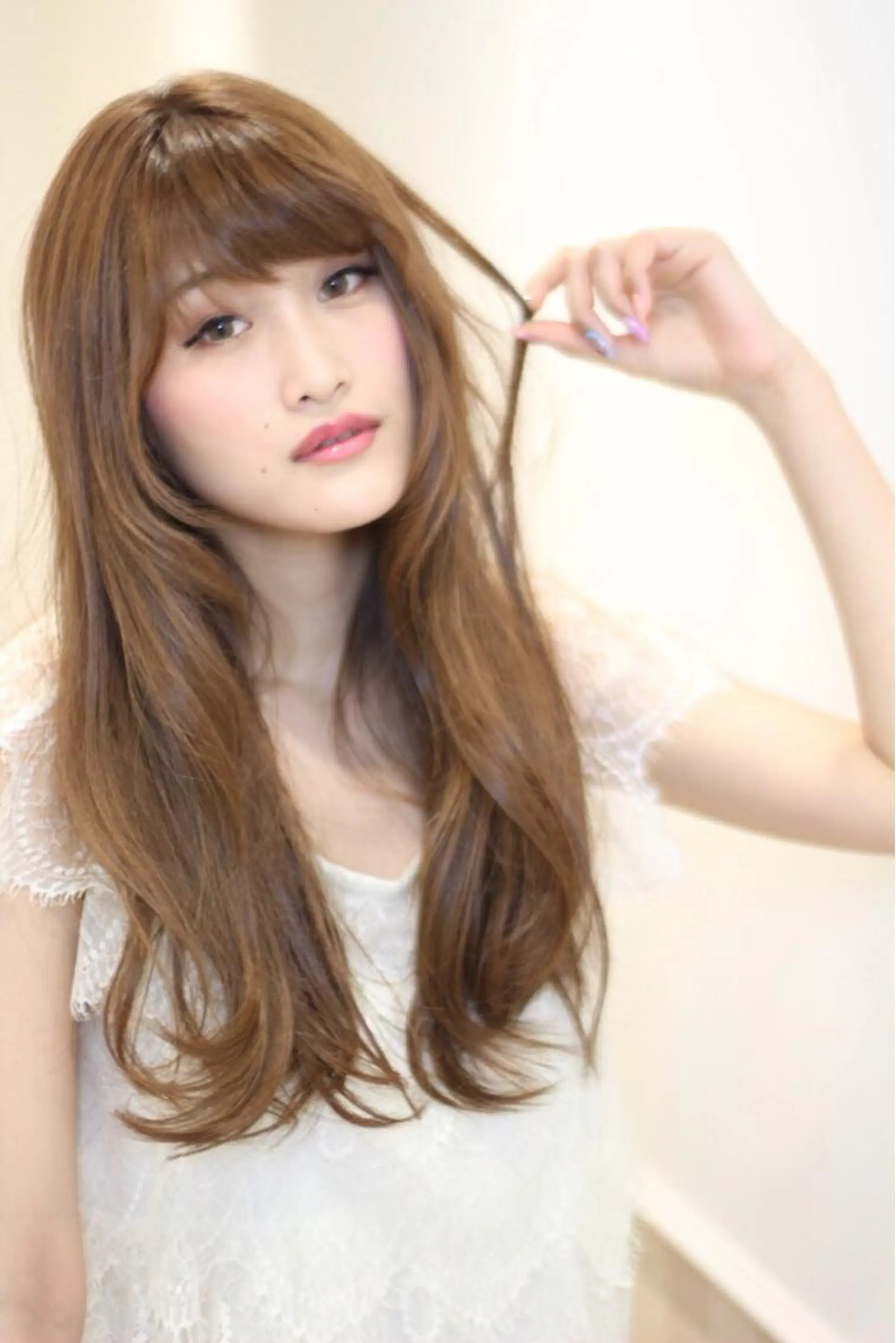 ロング カット ヘアカラー トリートメント 金子 直樹のヘアスタイル