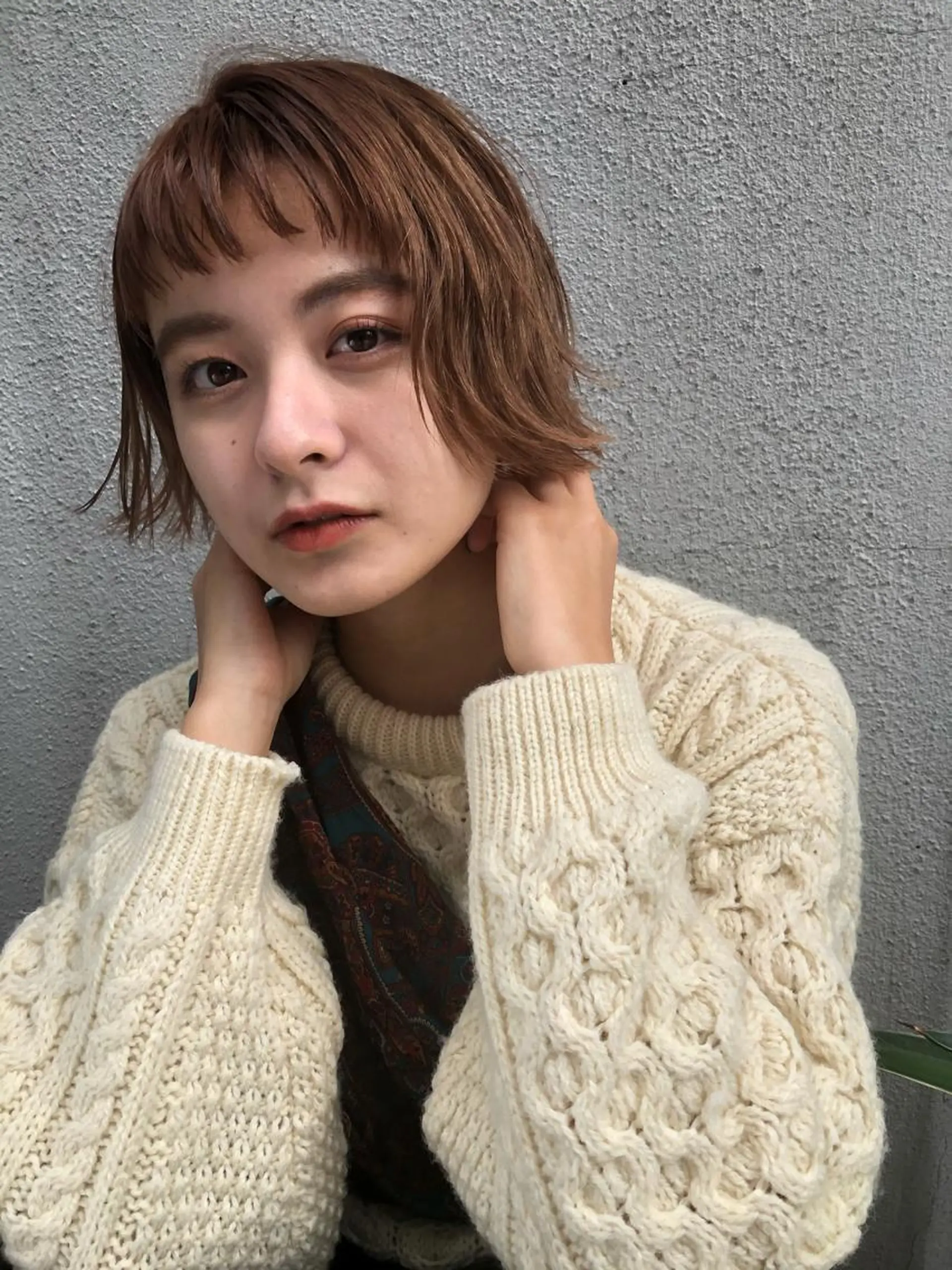 ショート カラー ショート/ボブ/ 心斎橋/宮脇美奈のヘアスタイル