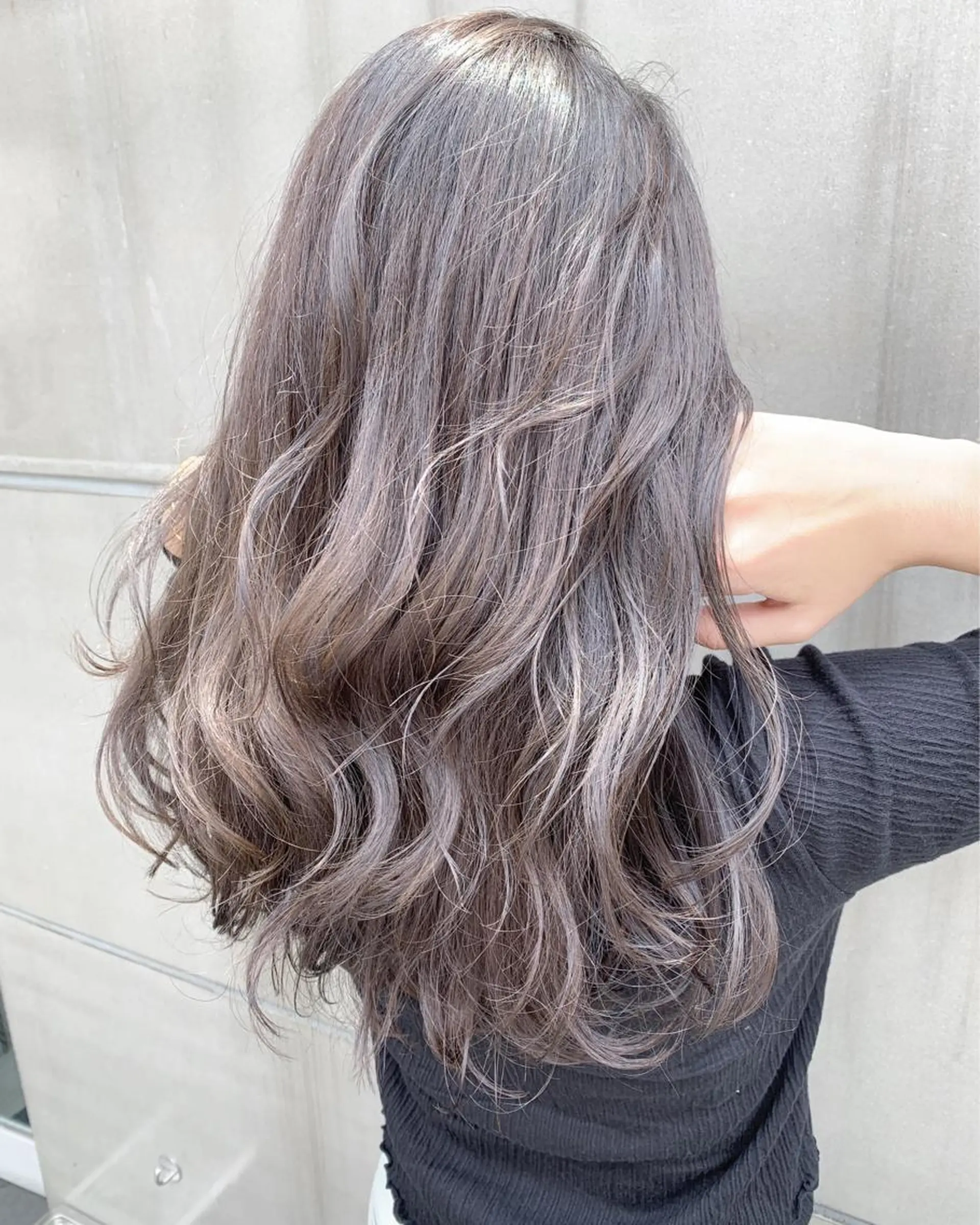 セミロング カラー 北間 寛哉のヘアスタイル