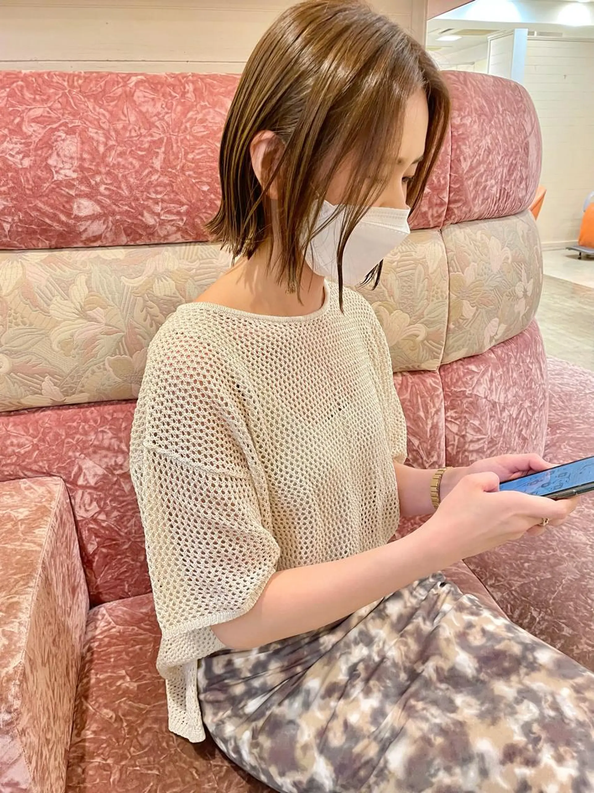 ショート 切りっぱなしボブ ボブ 外ハネヘア 【ボブ/個室サロン】 癒し空間mimuraのヘアスタイル