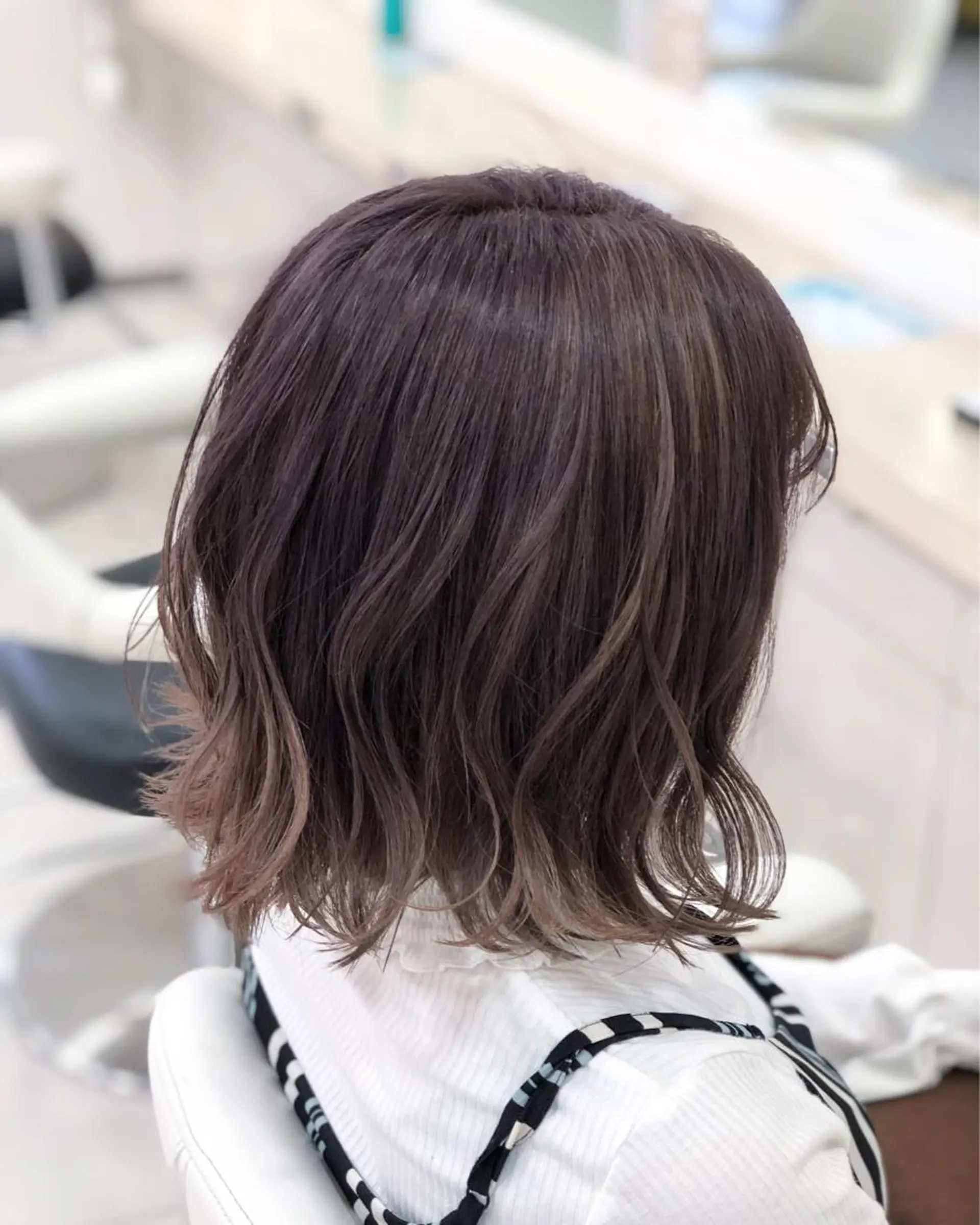 ショート カラー アッシュ グラデーションカラー ラベンダーカラー ラベンダーアッシュ ヘアカラー トリートメント 💙髪質改善 💙和田💙のヘアスタイル