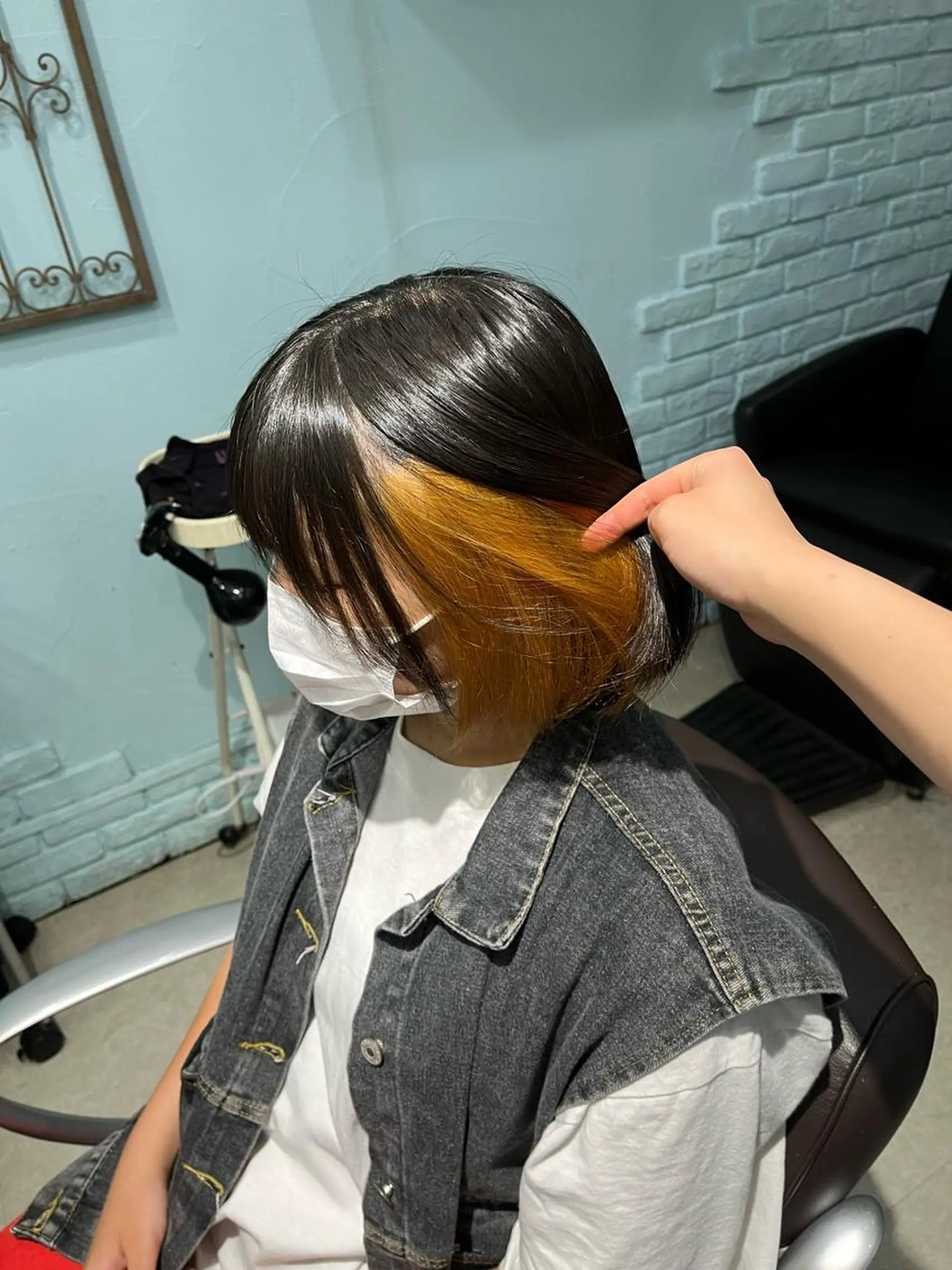 ショート カラー ヘアアレンジ ヘアカラー トリートメント ヘアセット 🩶【推しハイトーン 】yuzu🩶のヘアスタイル