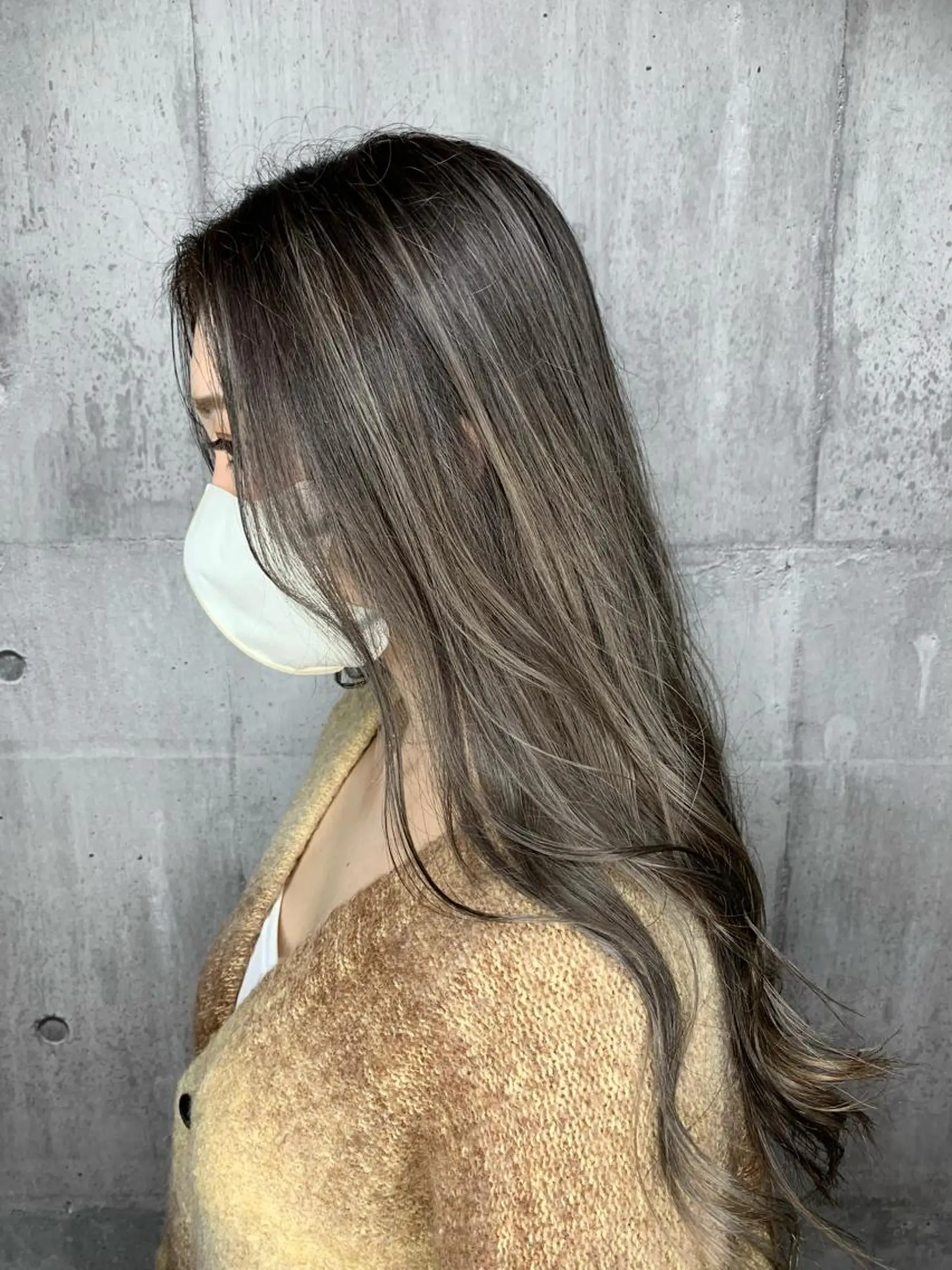 ロング カット ヘアカラー Welila by haku所属・yoshihara yuukiのヘアスタイル