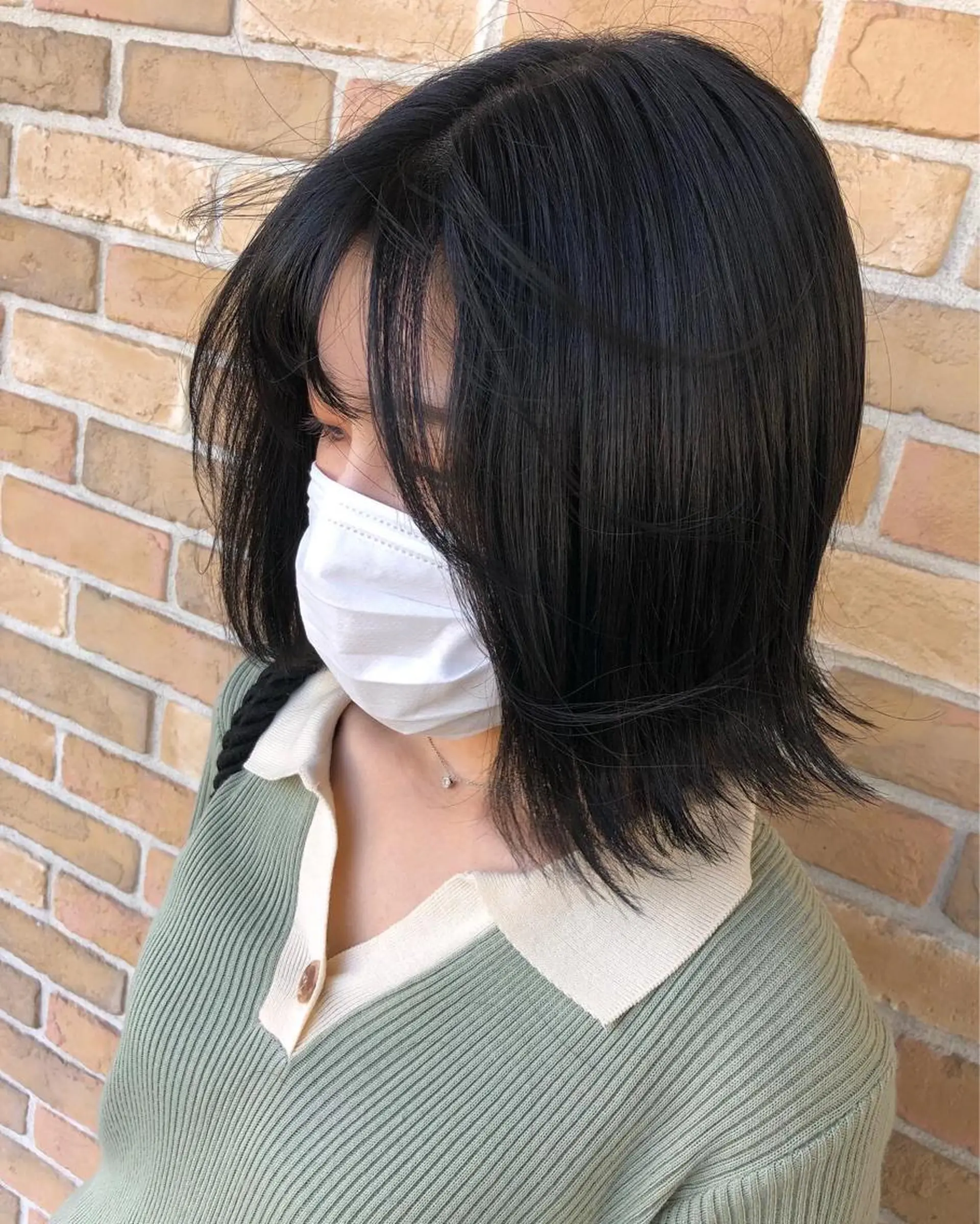 ミディアム カラー パーマ ヘアアレンジ ❣️倉敷❣️美髪 カラー能登一成のヘアスタイル