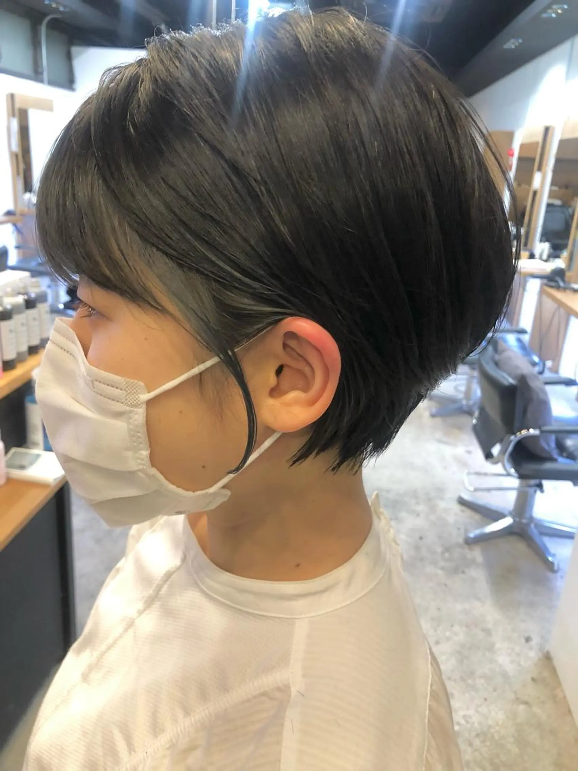 ショート カラー グレージュ ショートヘア Soleria所属・ショート🍃ショート ボブ✨岡元瑞貴のヘアスタイル