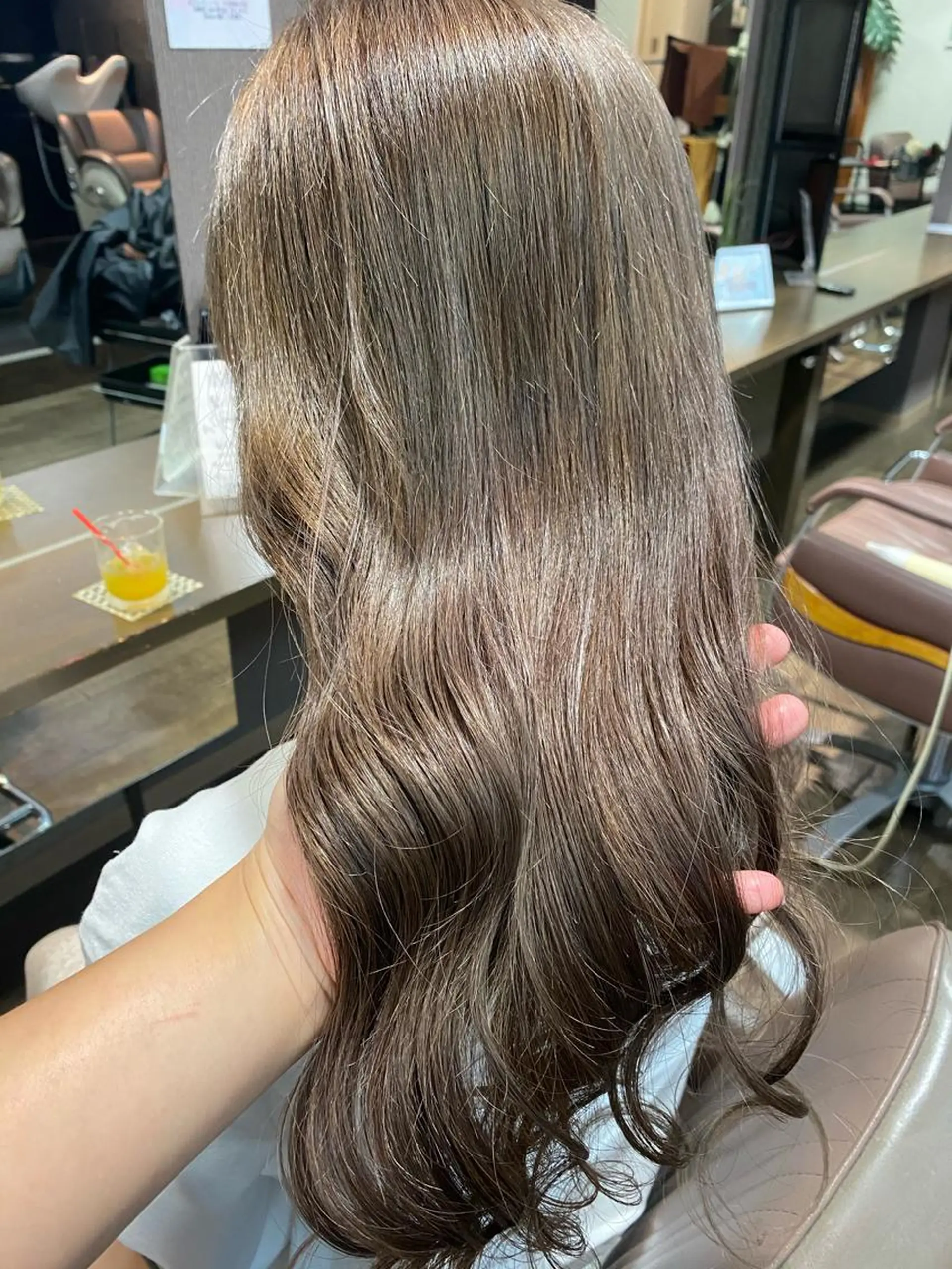 ロング カラー カット ヘアカラー トリートメント pep natsumiのヘアスタイル