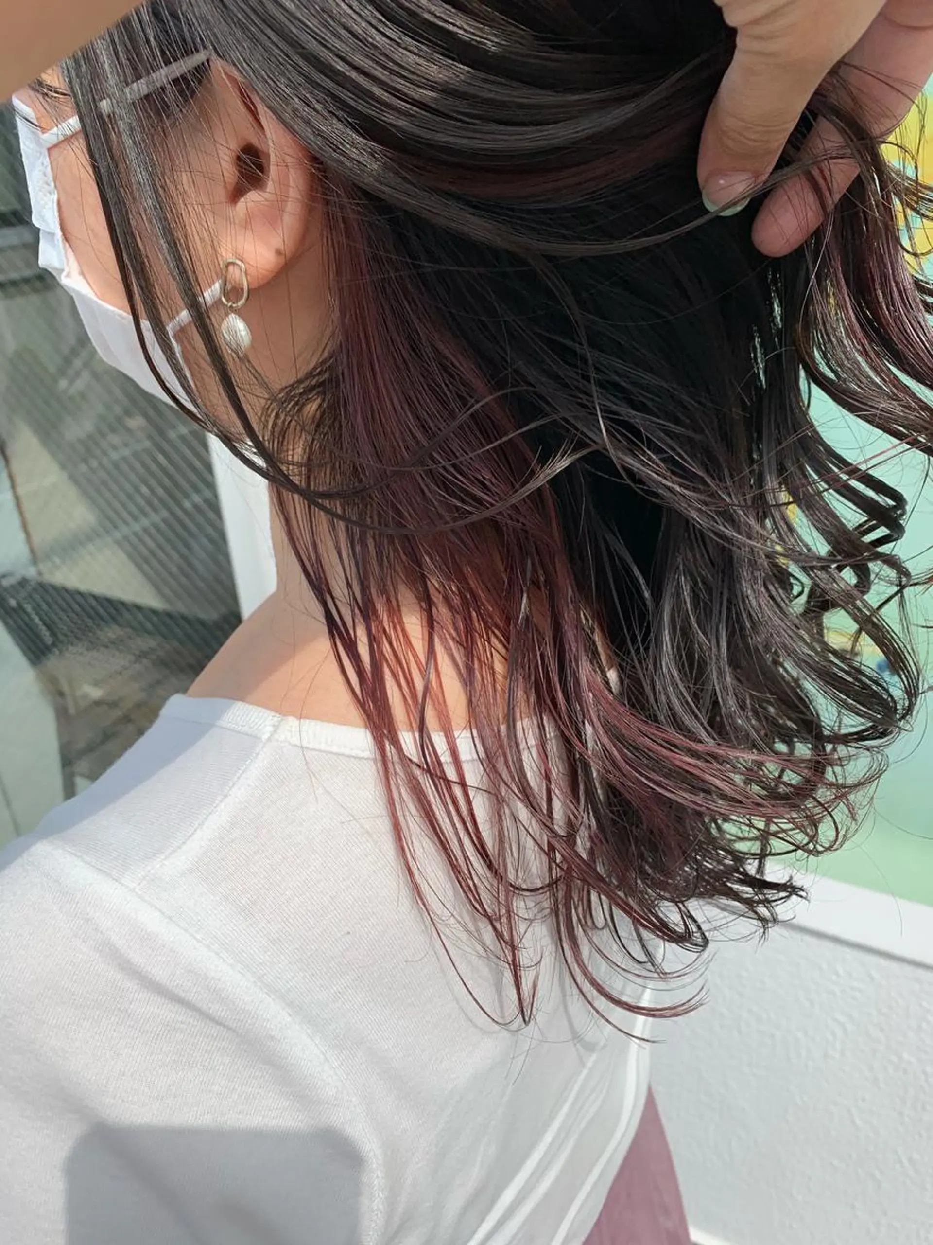 ロング カラー 平 ちひろのヘアスタイル