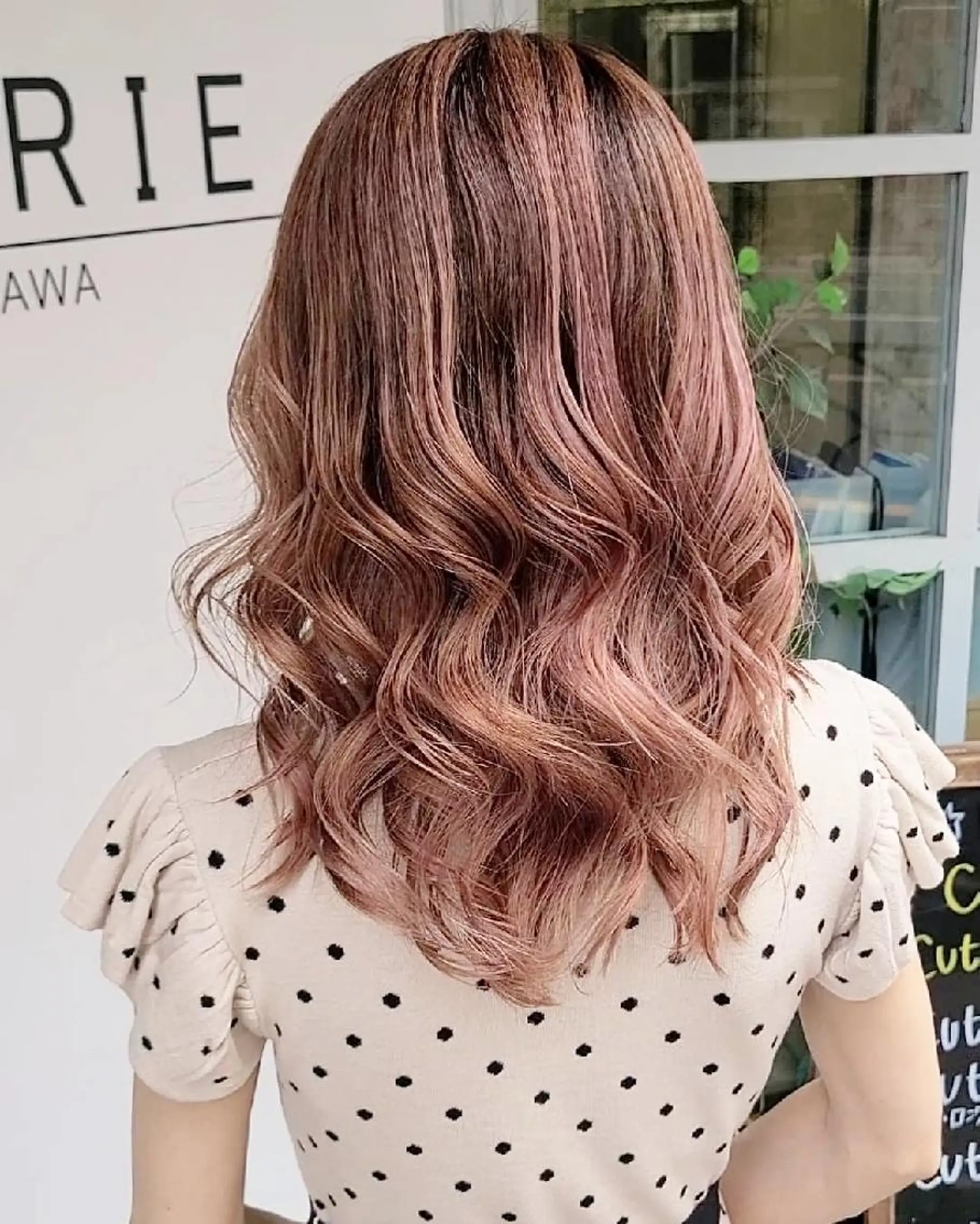 セミロング カラー バレイヤージュ/ ハイライト/大内格のヘアスタイル