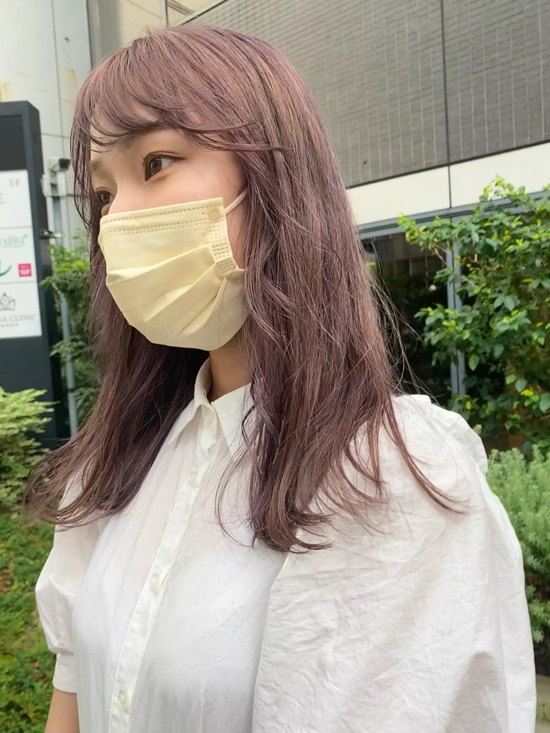 ロング デザインカラー/ボブ ブリーチカラー/ユリのヘアスタイル