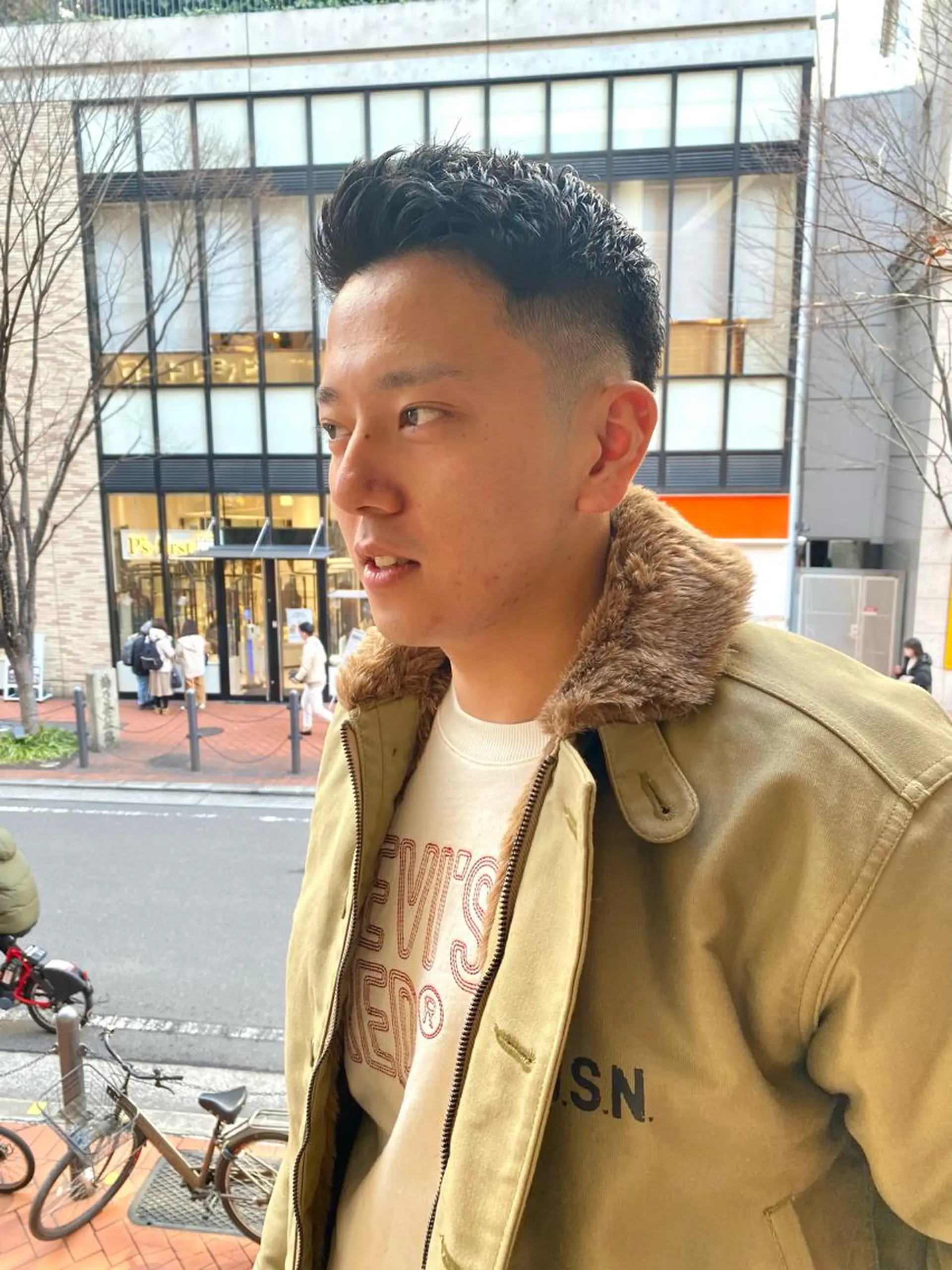 ショート メンズ unopulir 景山　凌のヘアスタイル