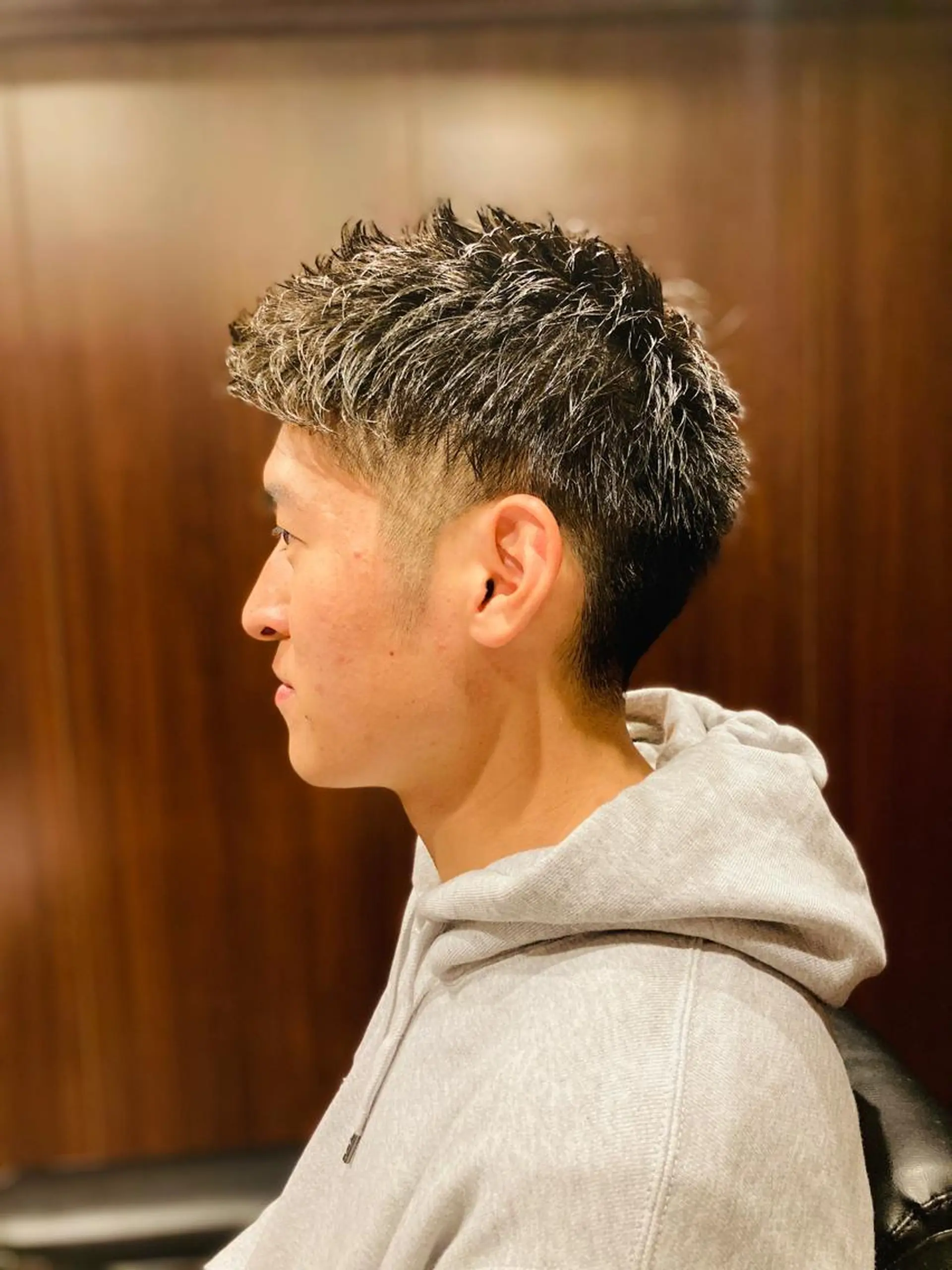 ショート メンズ TAKUMI/銀座/ ビジネス/フェードのヘアスタイル