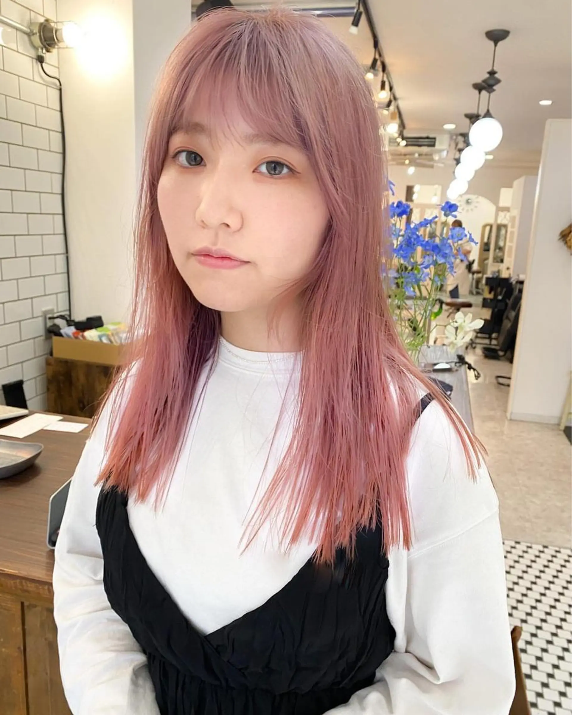 セミロング masa/ボブ特化/ ぷつっとボブのヘアスタイル