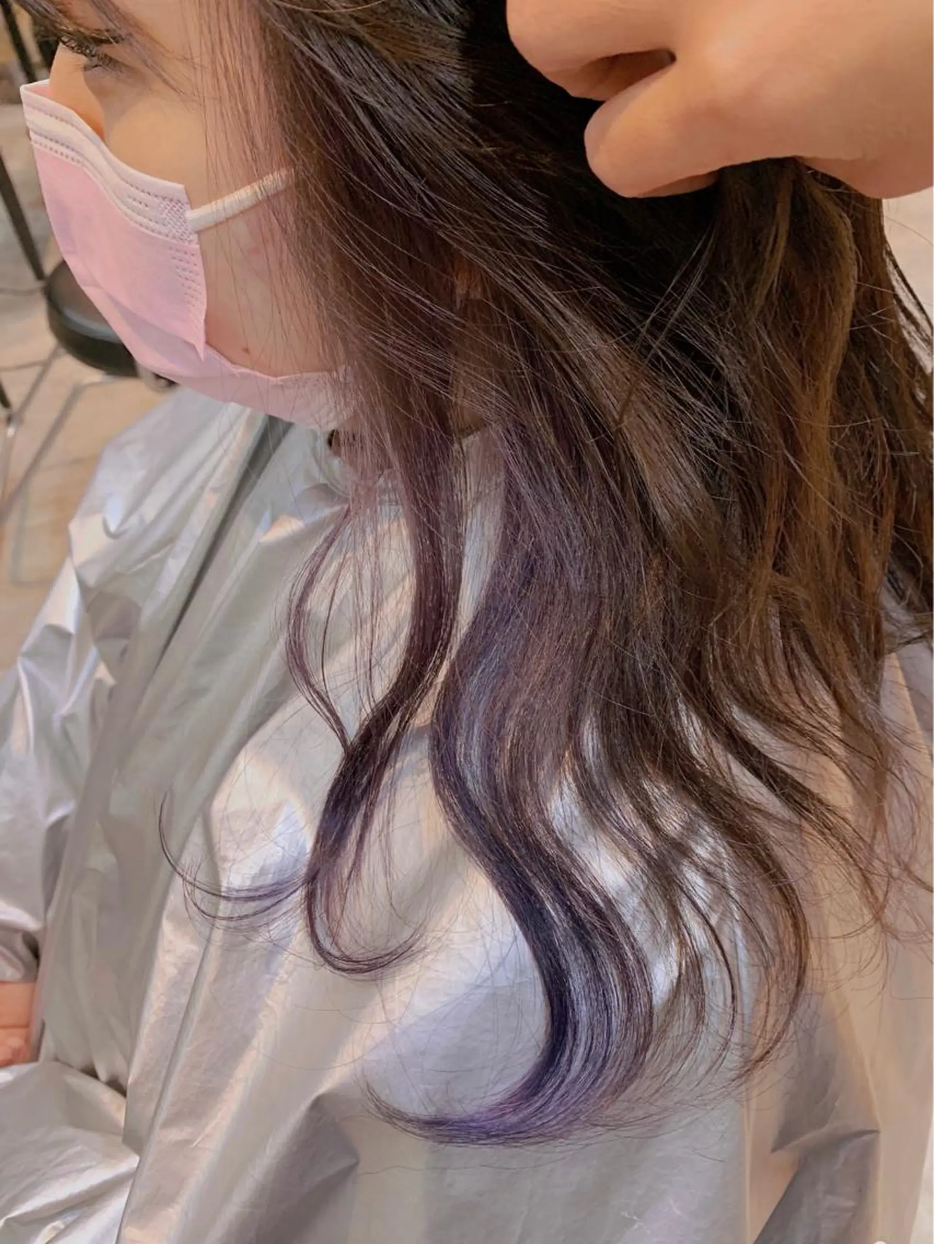 ロング カット ヘアカラー トリートメント 山本 みきのヘアスタイル