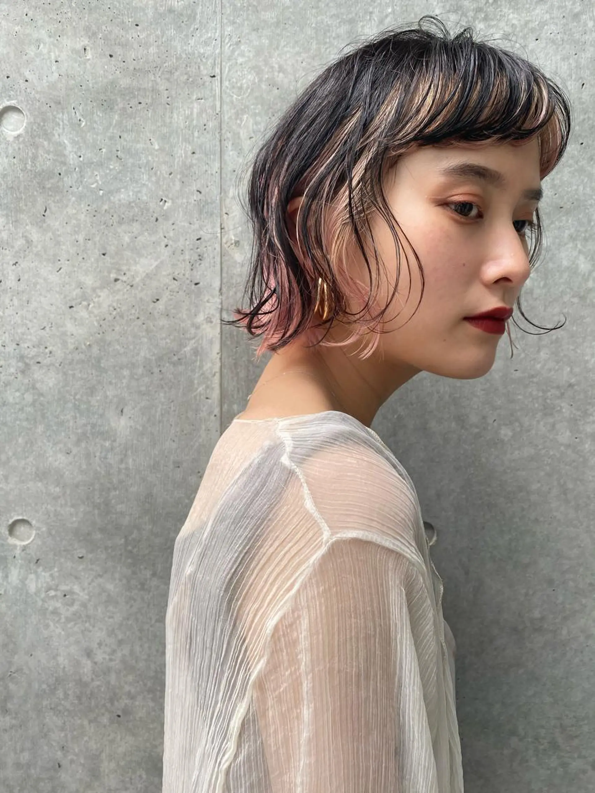 ショート カット ヘアカラー トリートメント 愛されヘア♪ 大森春奈のヘアスタイル