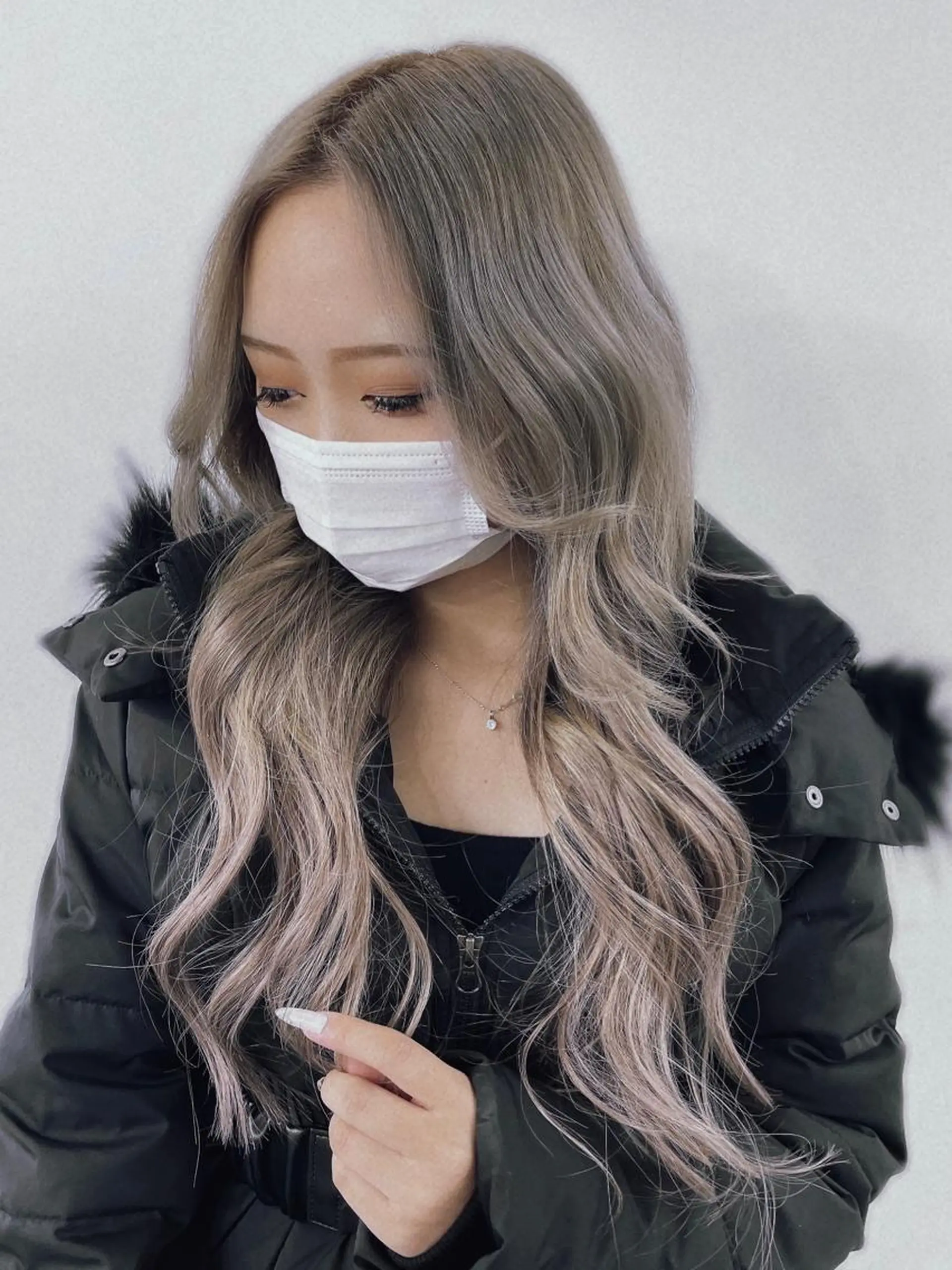 ロング カラー LuciA エクステカラーのヘアスタイル